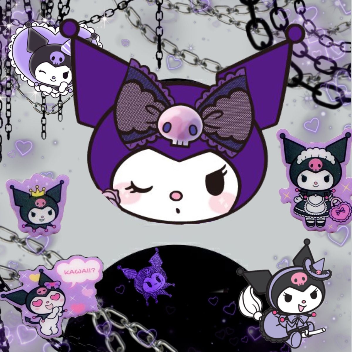 1200x1200 Kuromi pfp I made, Phone