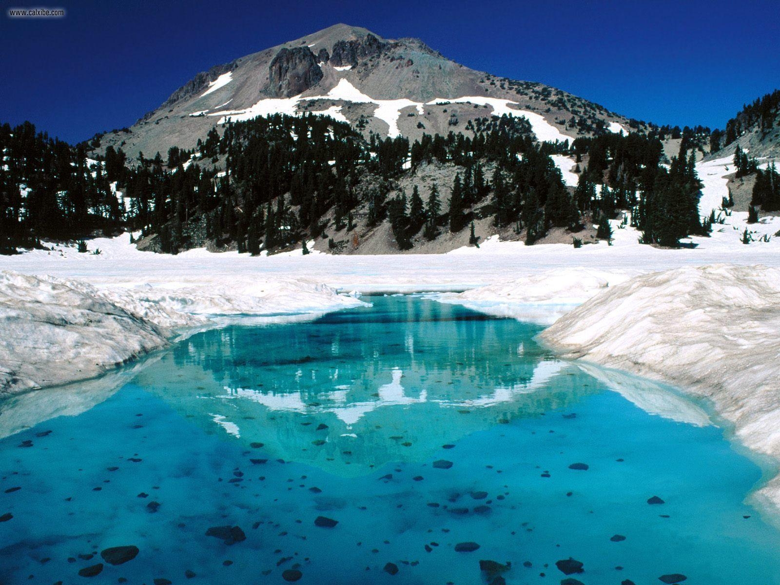 1600x1200 Nature: The Thaw Lassen Volcanic National Park California, picture, Desktop