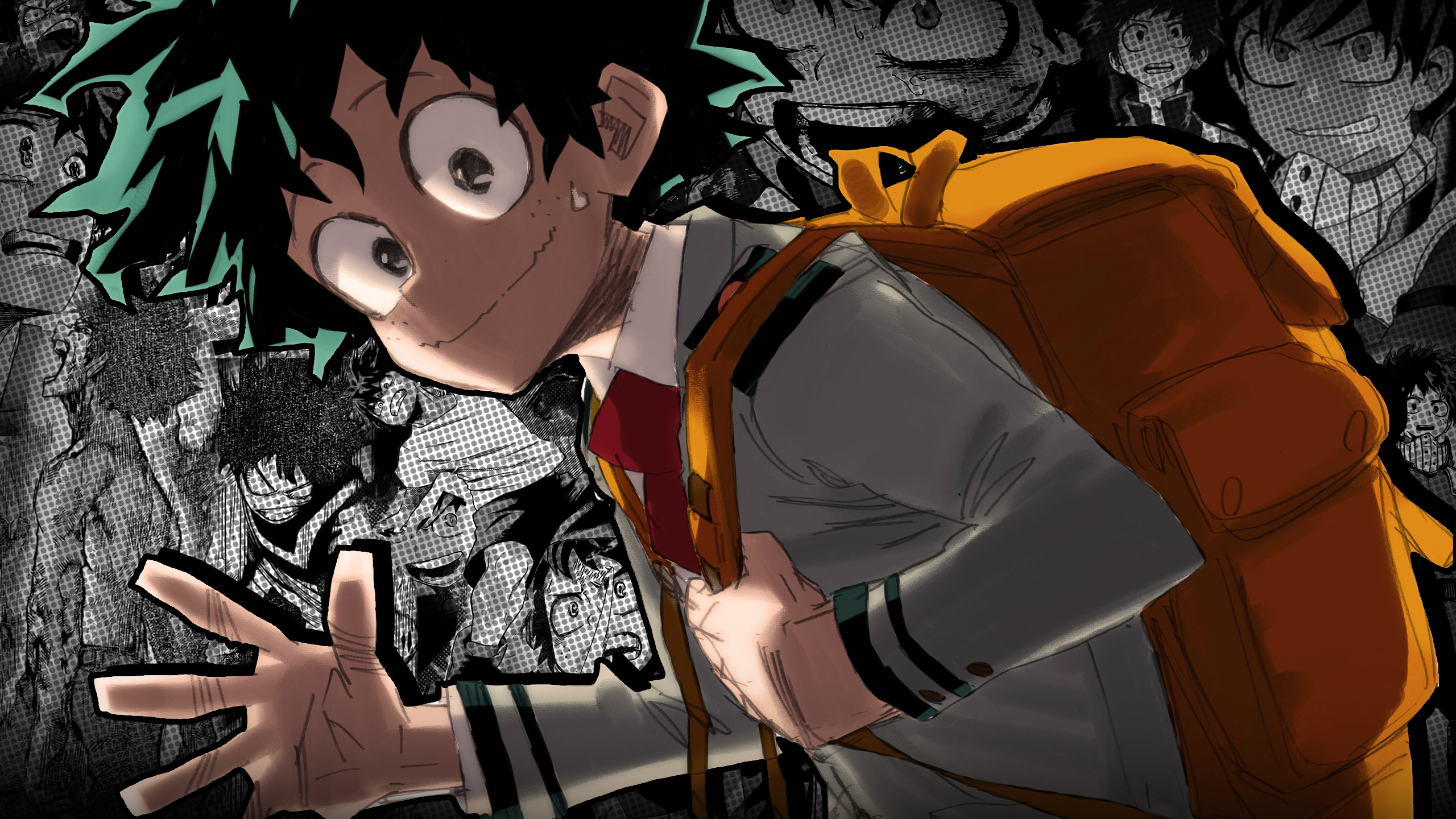 2560x1440 1440p Deku wallpaper that I just put together, Desktop