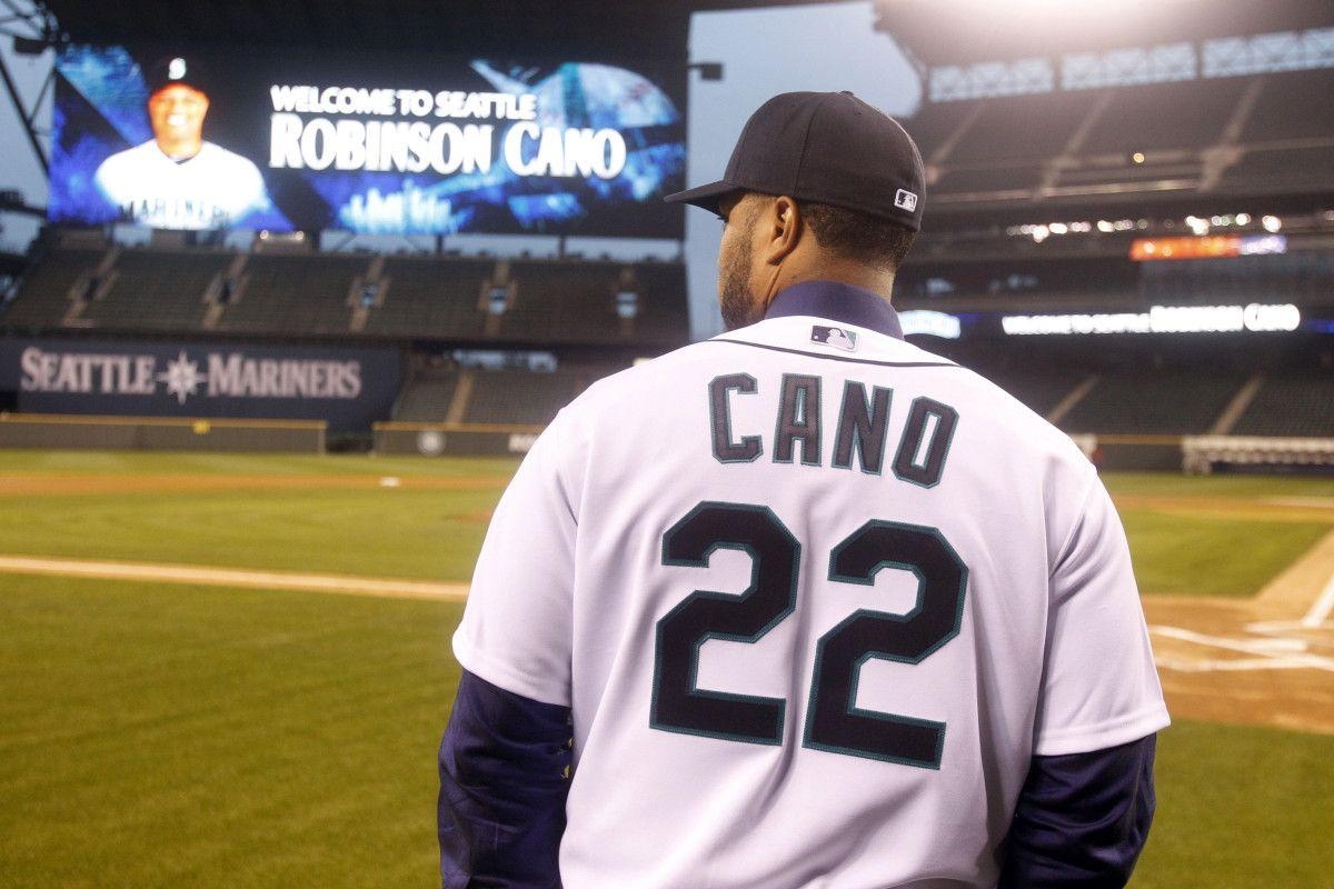 1200x800 USP MLB: SEATTLE MARINERS ROBINSON CANO PRESS CONF S BBA OR BBN, Desktop