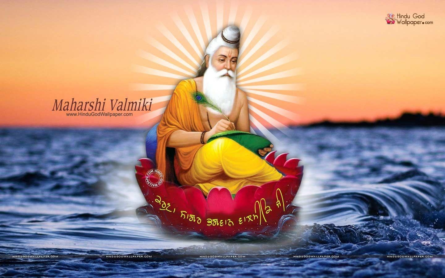 1440x900 Free Maharishi Valmiki HD Image download with Bhagwan, Desktop