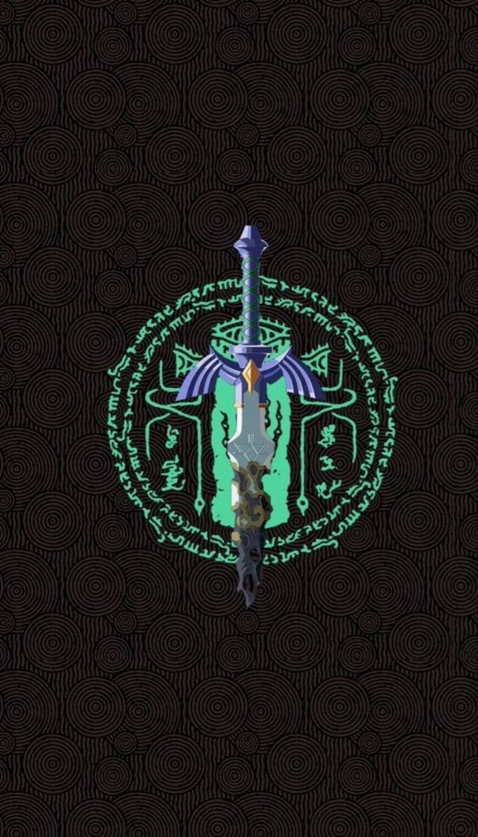 690x1200 Legend of Zelda. Mönster, Broderi, Phone