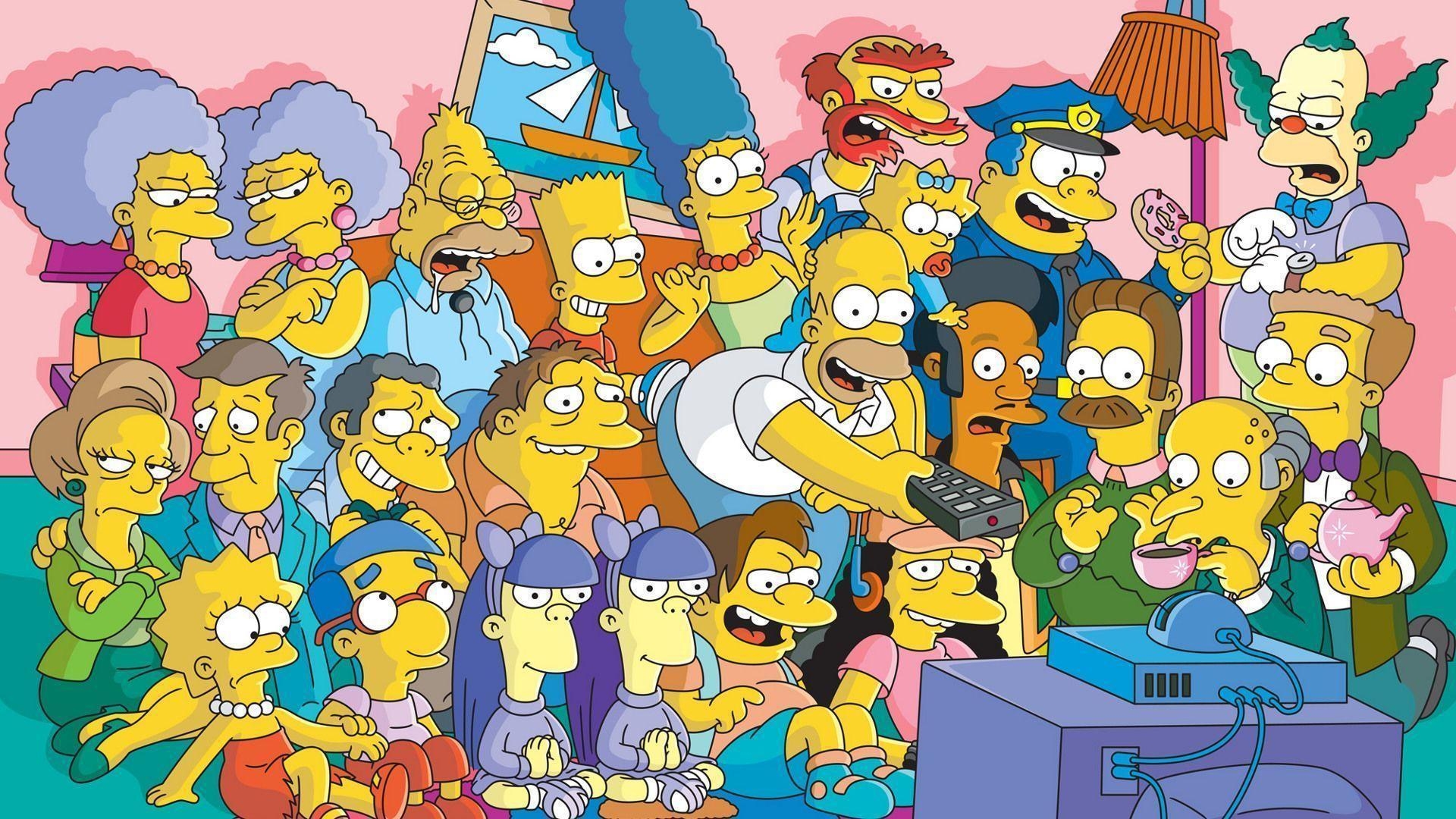 1920x1080 The Simpsons Tv Series Cast Wallpaper 109911, Desktop