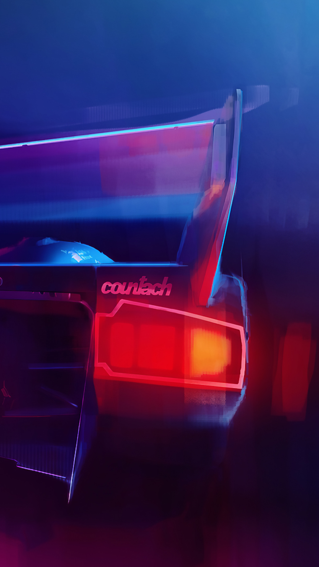 1080x1920  lamborghini countach, lamborghini, cars, hd, artist, artwork, digital art, behance for iPhone 8 wallpaper, Phone