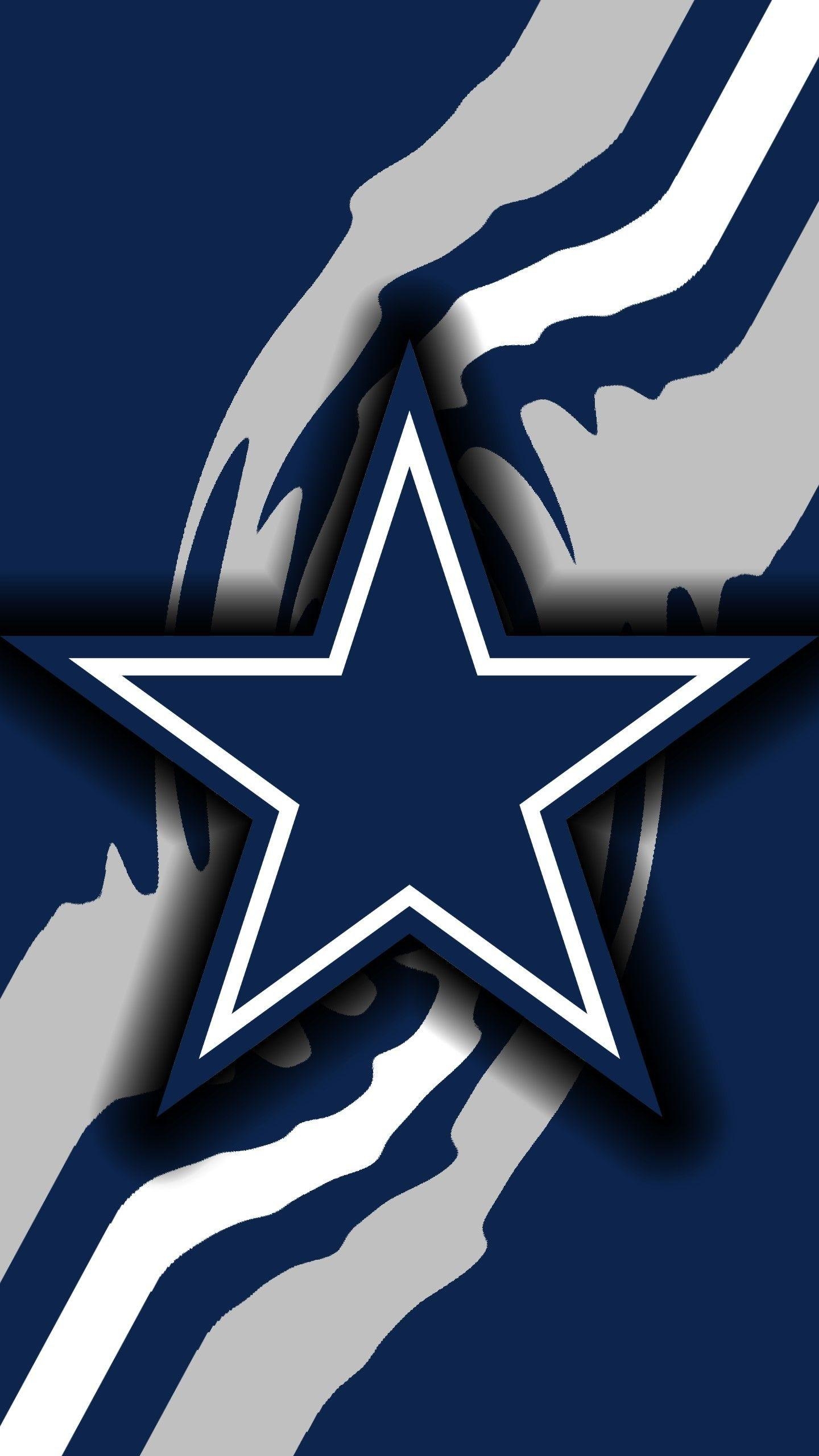 1440x2560 Dallas Cowboys Star Logo Wallpaper, Phone