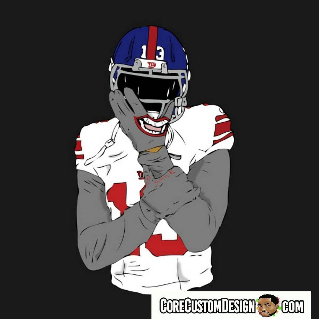 1080x1080 nygiants #giants #nyg odellbeckhamjr #cartoon, Phone