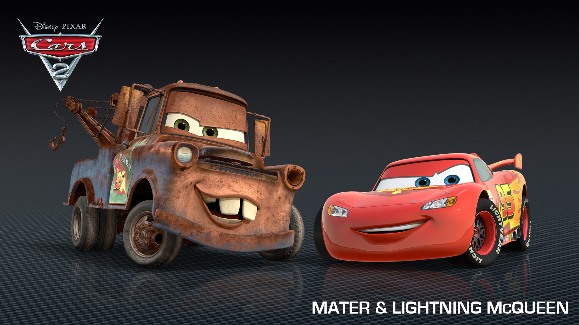 1920x1080 Mater & Lightning McQueen From Cars 2, Desktop