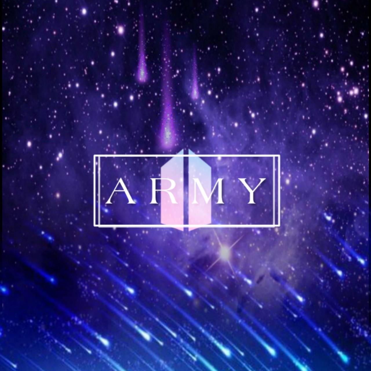 1280x1280 BTS army galaxy wallpaper, Phone