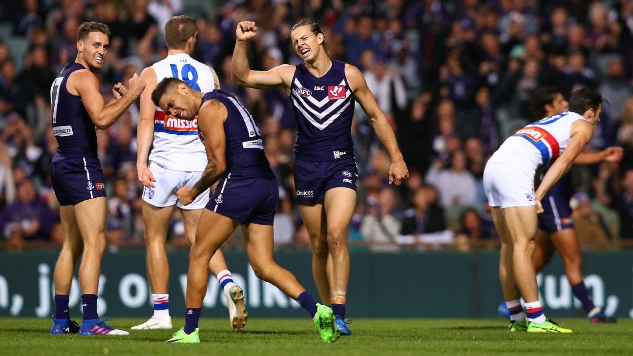 1300x730 Nat Fyfe stars as Fremantle Dockers stun Western Bulldogs, Desktop