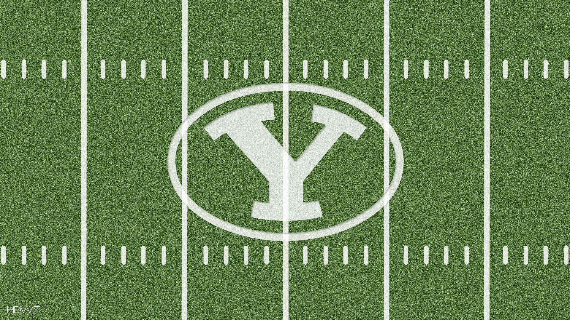 1920x1080 byu cougars logo on football field 1080p. HD wallpaper gallery, Desktop