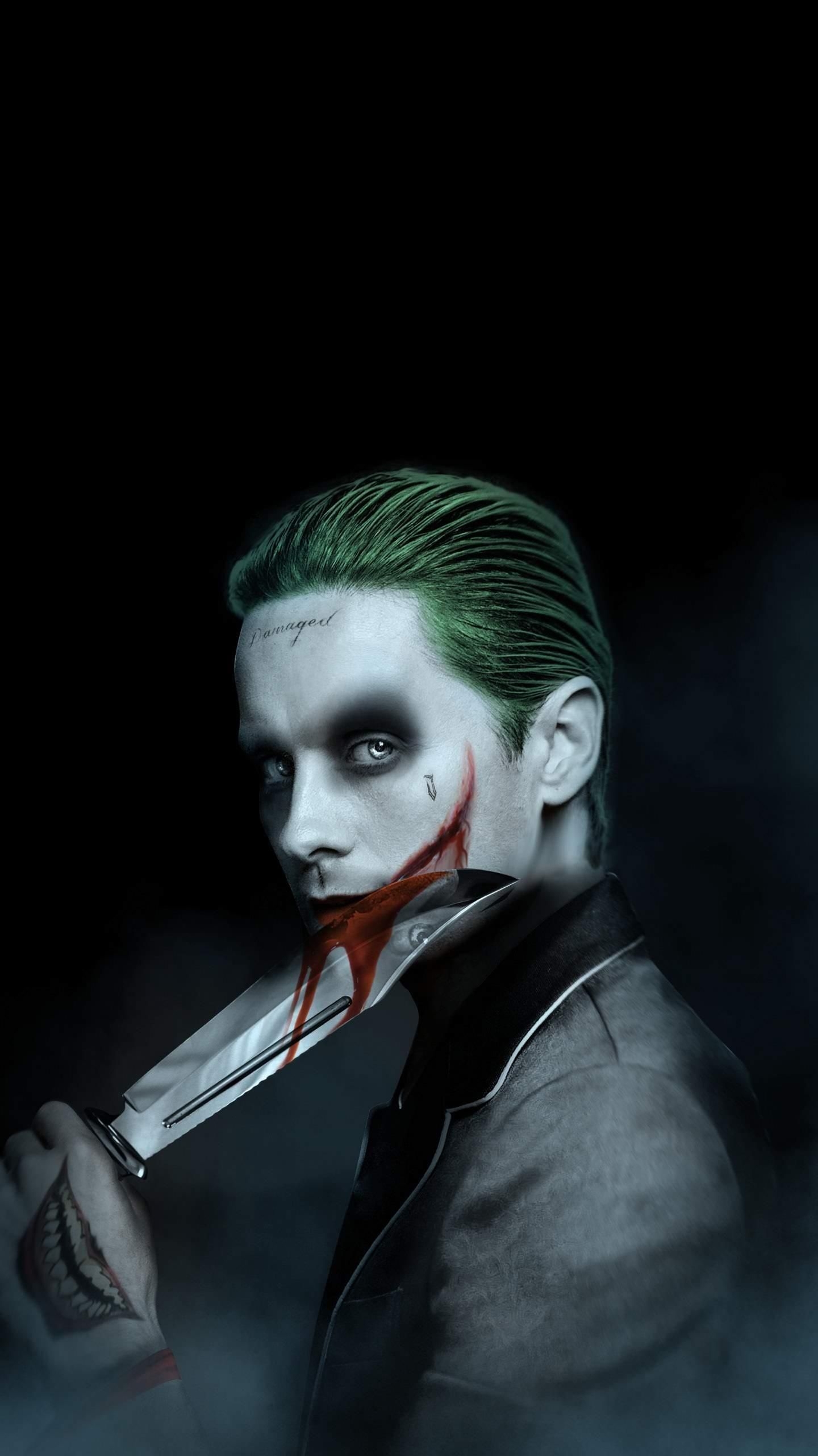 1440x2560 Suicide Squad Joker 3D, Phone