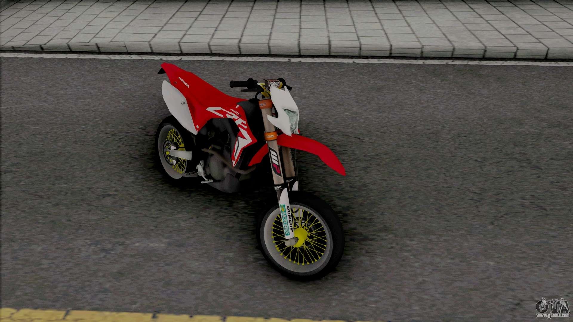 1920x1080 Honda CRF 150L Supermoto for GTA San Andreas, Desktop