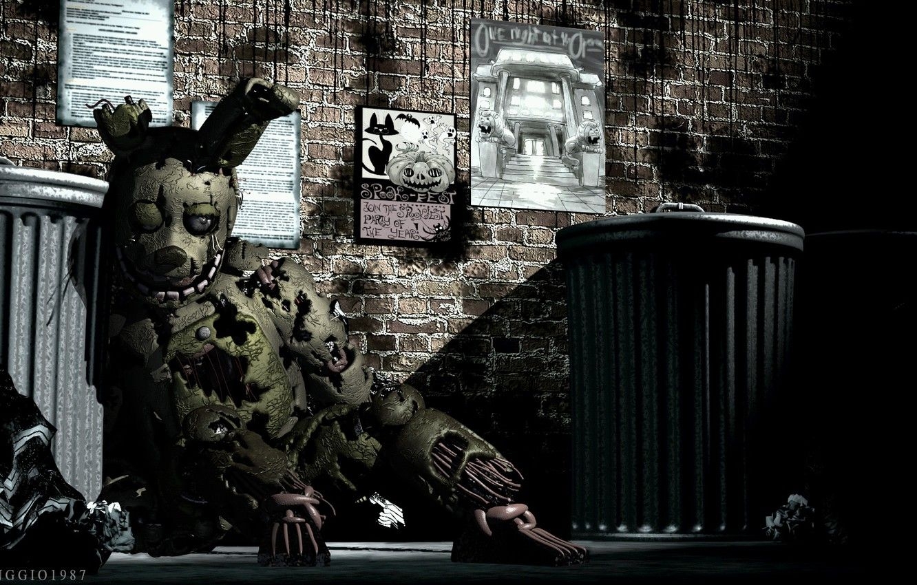 1340x850 Photo Wallpaper The Game, Doll, Five Nights At Freddy, Desktop