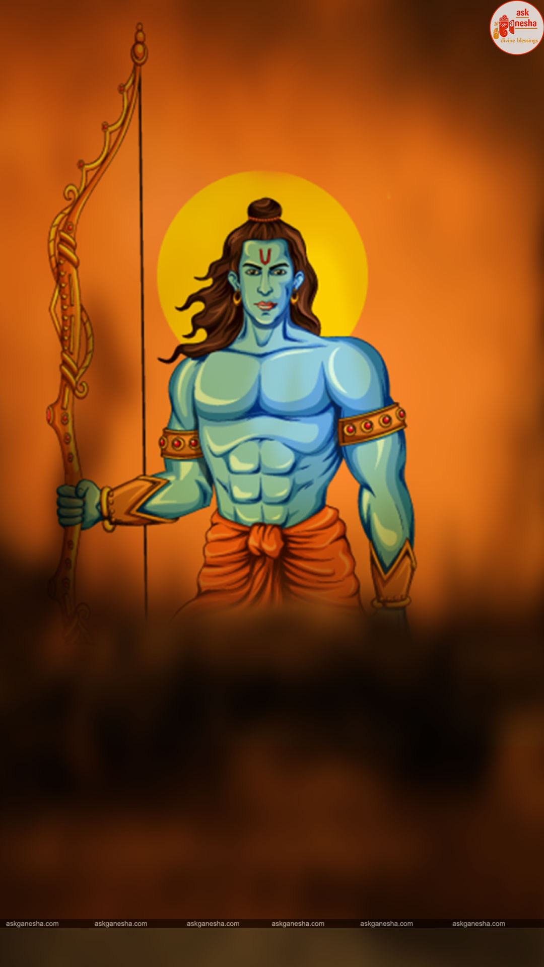 1080x1920 Rama Wallpaper [HD]. Download Free Image on Askganesha, Phone