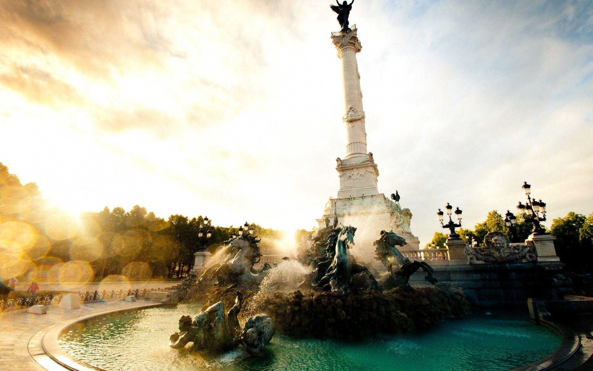 1920x1200 The Girondists Column, Bordeaux, France. Android wallpaper for free, Desktop