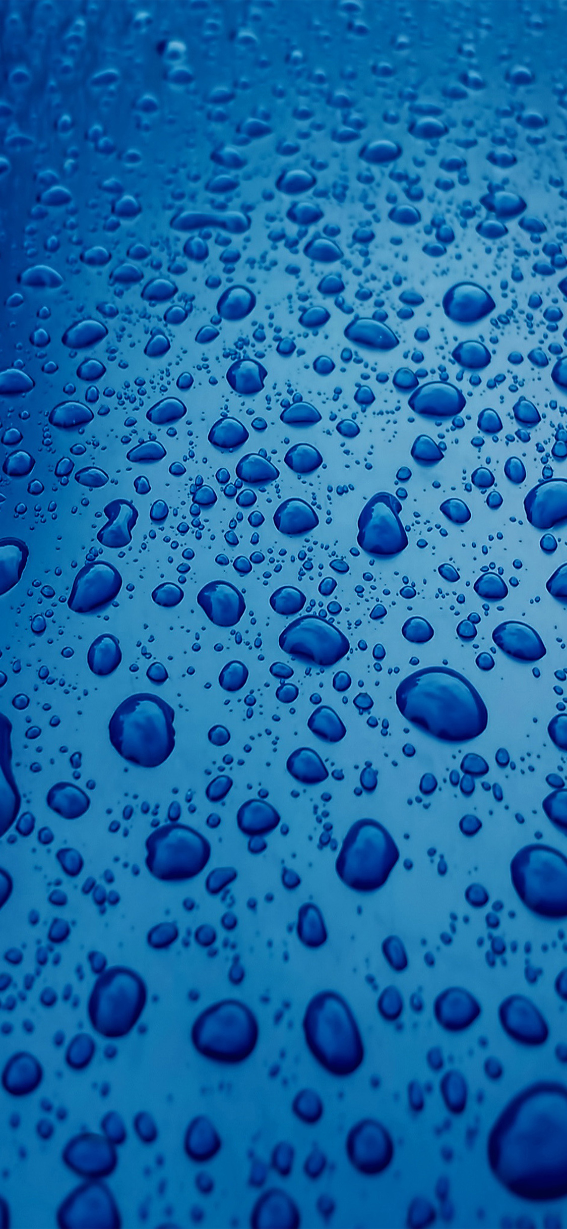 1130x2440 iPhone X wallpaper. rain drop nature blue sad pattern, Phone