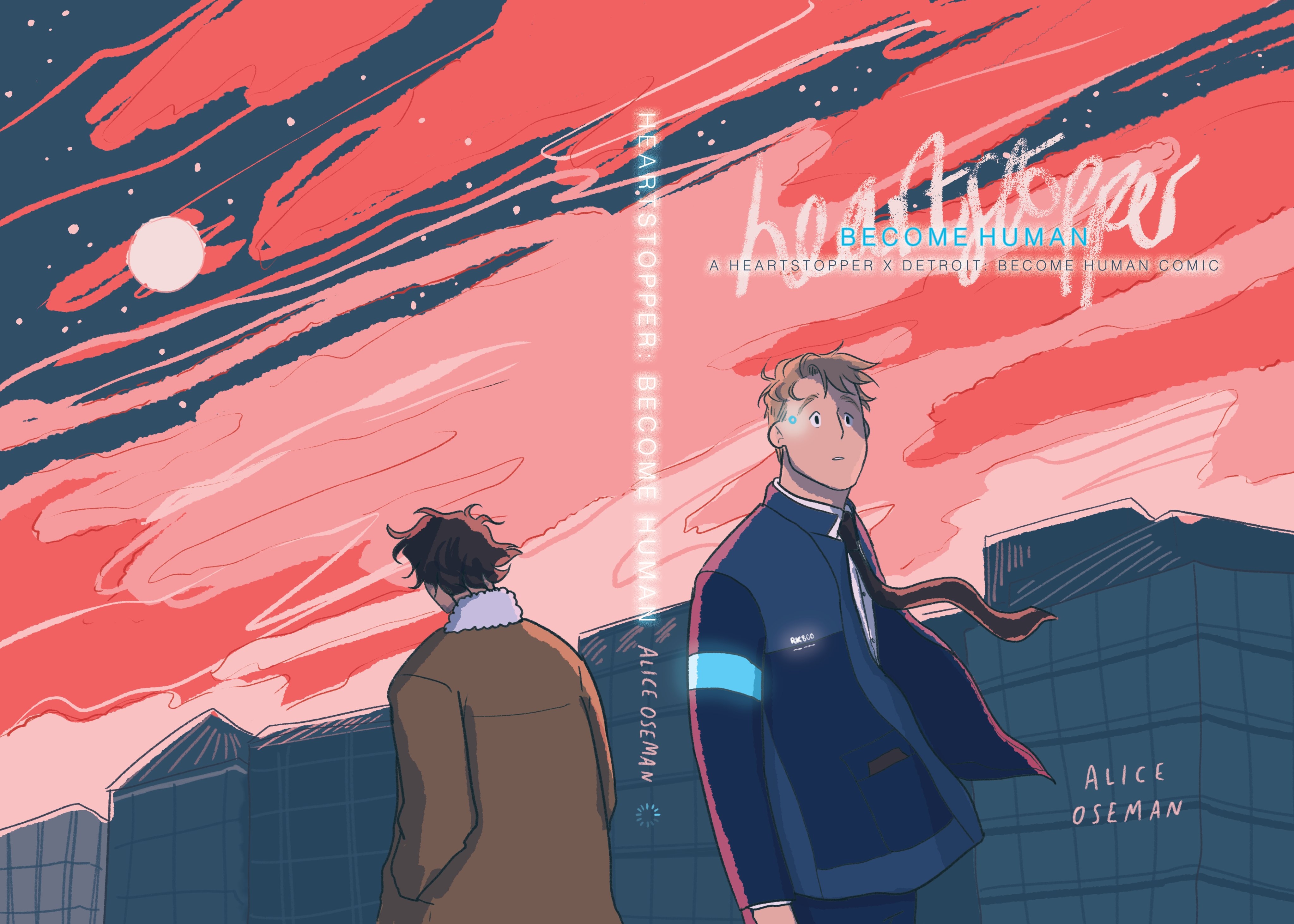 4100x2930 Alice Oseman Updates An Attempt To Provide Something Entertaining While Everyone's Feeling Crappy, I've Uploaded The 126 Page HEARTSTOPPER: BECOME HUMAN Comic, The Detective Android AU, Desktop