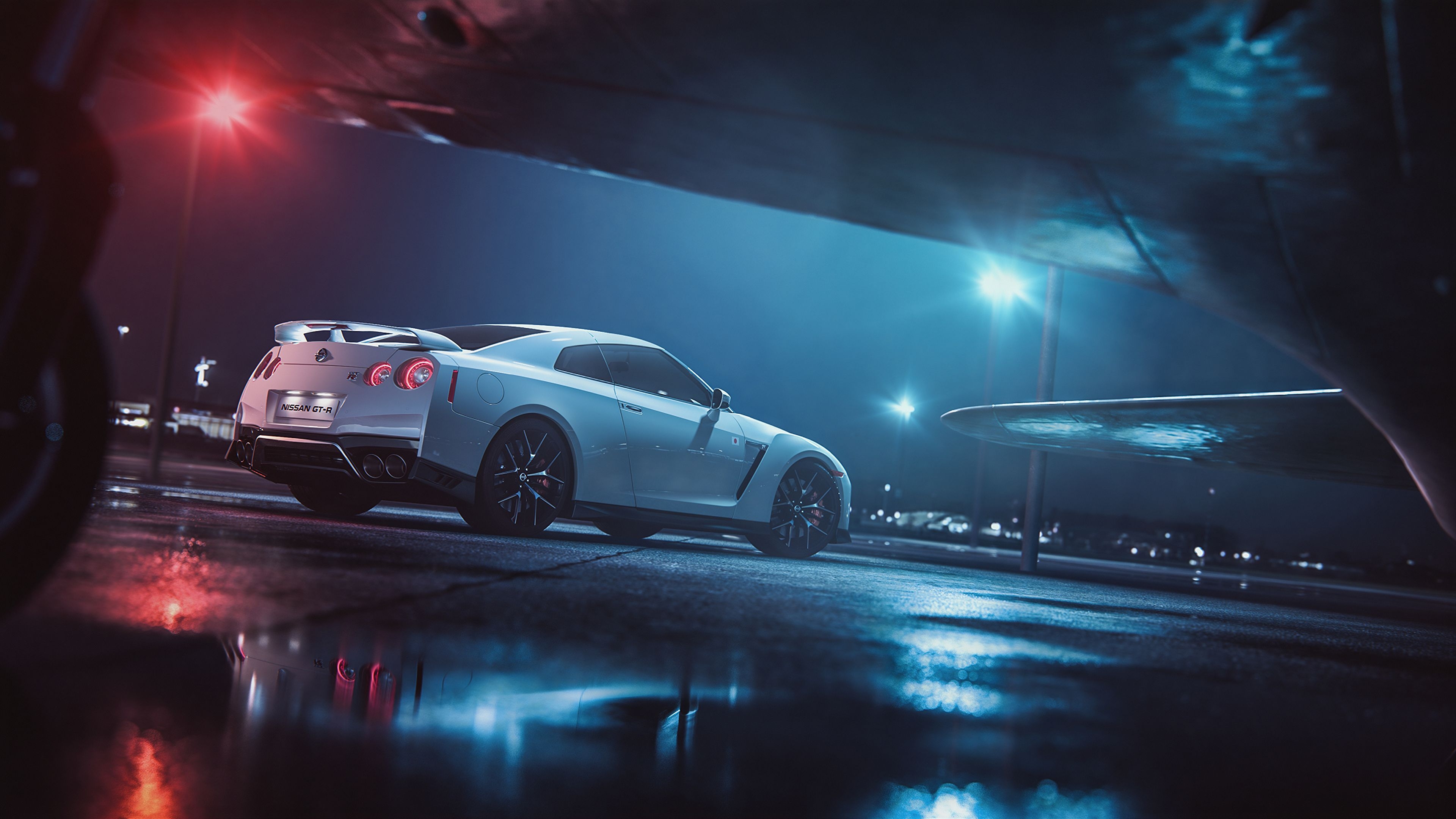 3840x2160 Nissan Gtr And Aircraft, Desktop