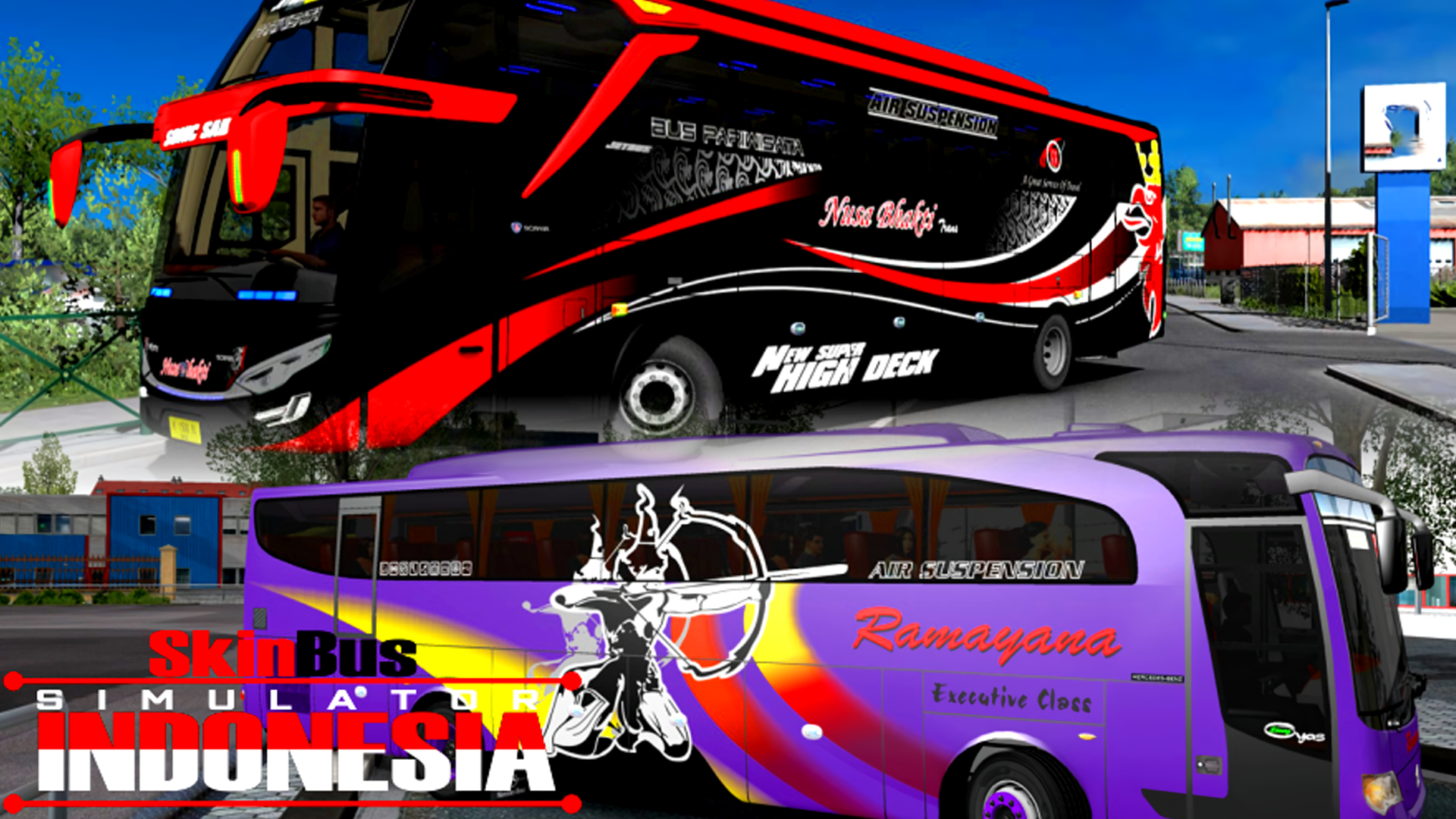 1920x1080 livery bus simulator indonesia APK, Desktop