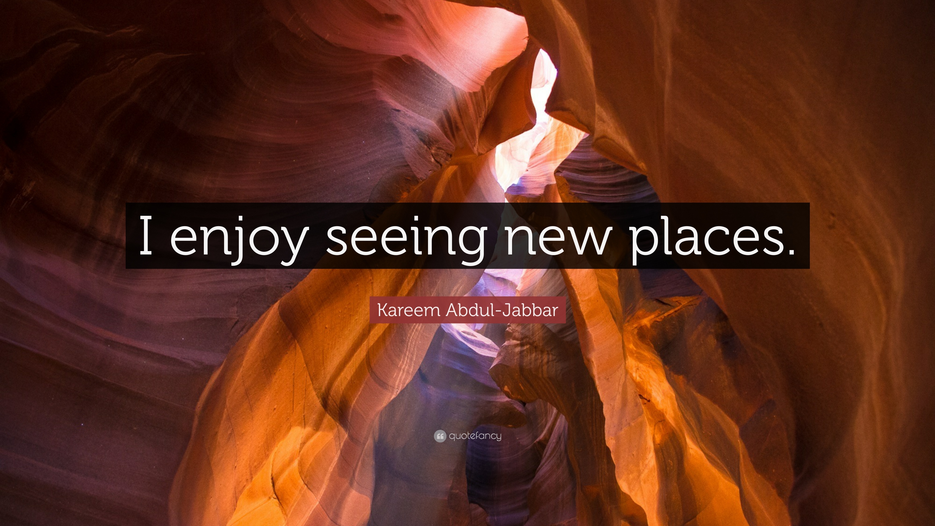 3840x2160 Kareem Abdul Jabbar Quote: “I Enjoy Seeing New Places.” 7, Desktop