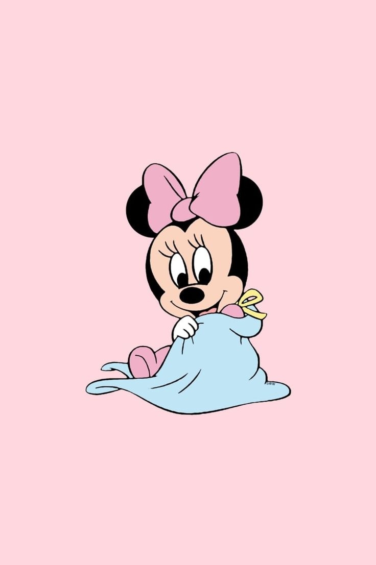 740x1110 Baby Minnie Mouse Lockscreen shared. Mickey mouse wallpaper, Cartoon wallpaper iphone, Minnie mouse drawing, Phone