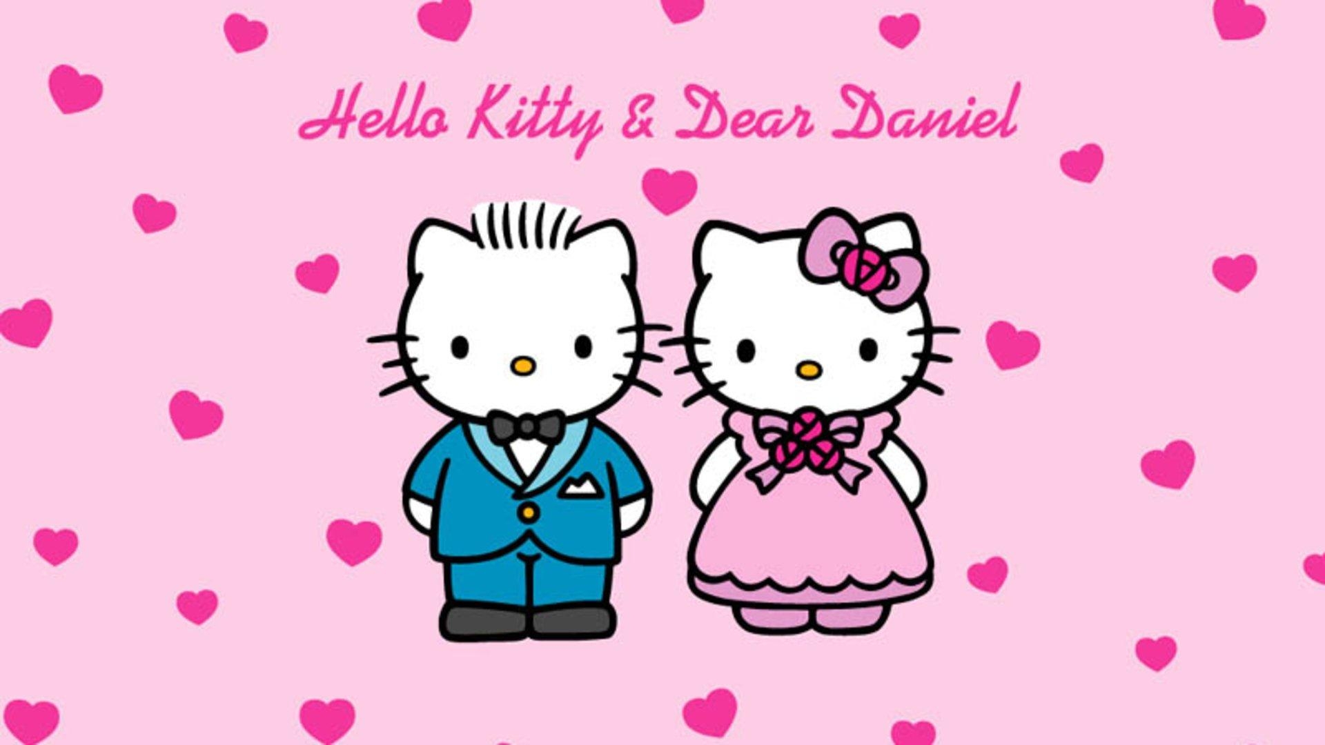 1920x1080 HELLO KITTY WHITE cartoon cat cats kitten girl girls 1hkitty, Desktop