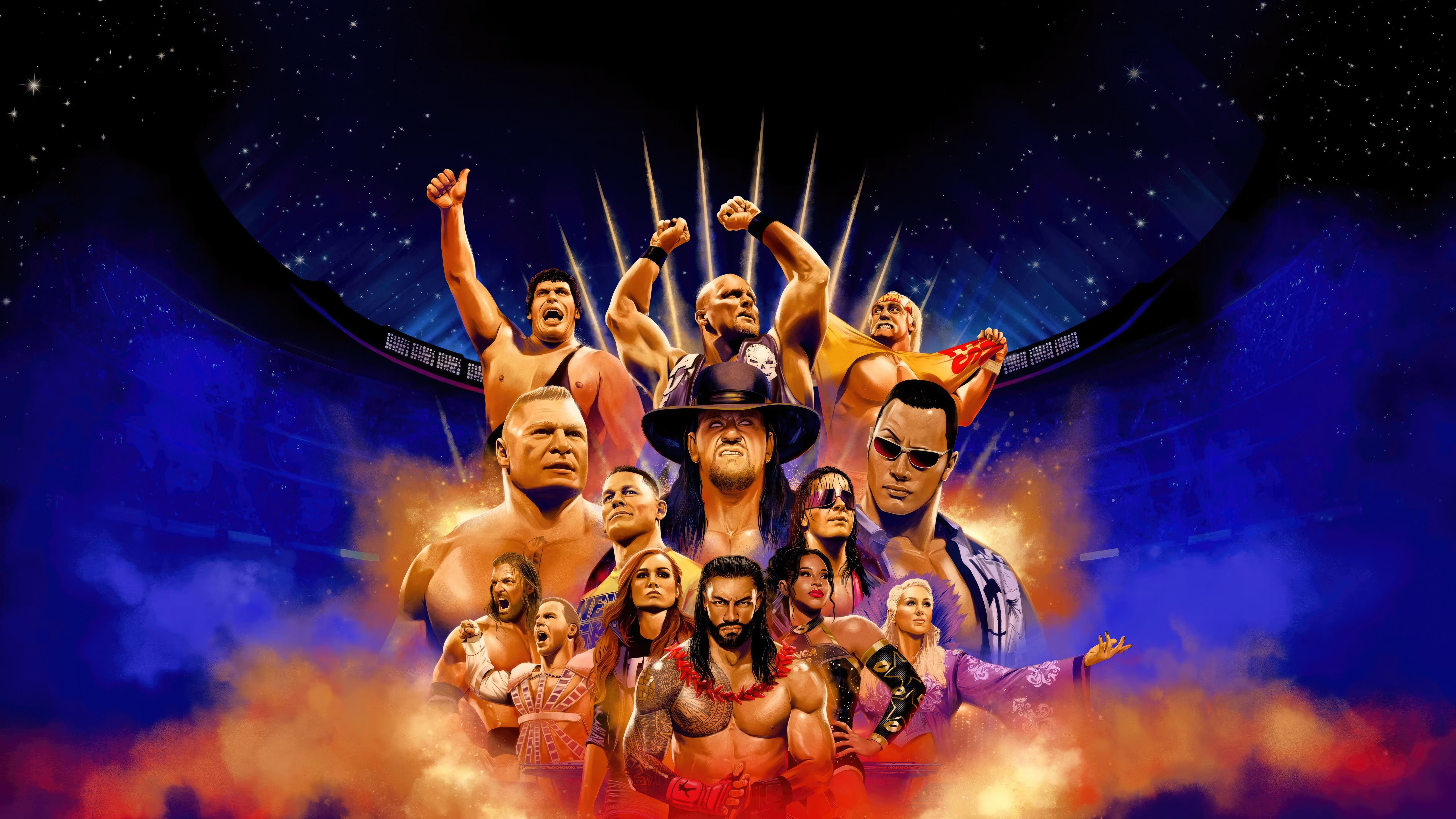 5120x2880 Wwe 2k24 Forty Years Of Wrestlemania, Desktop