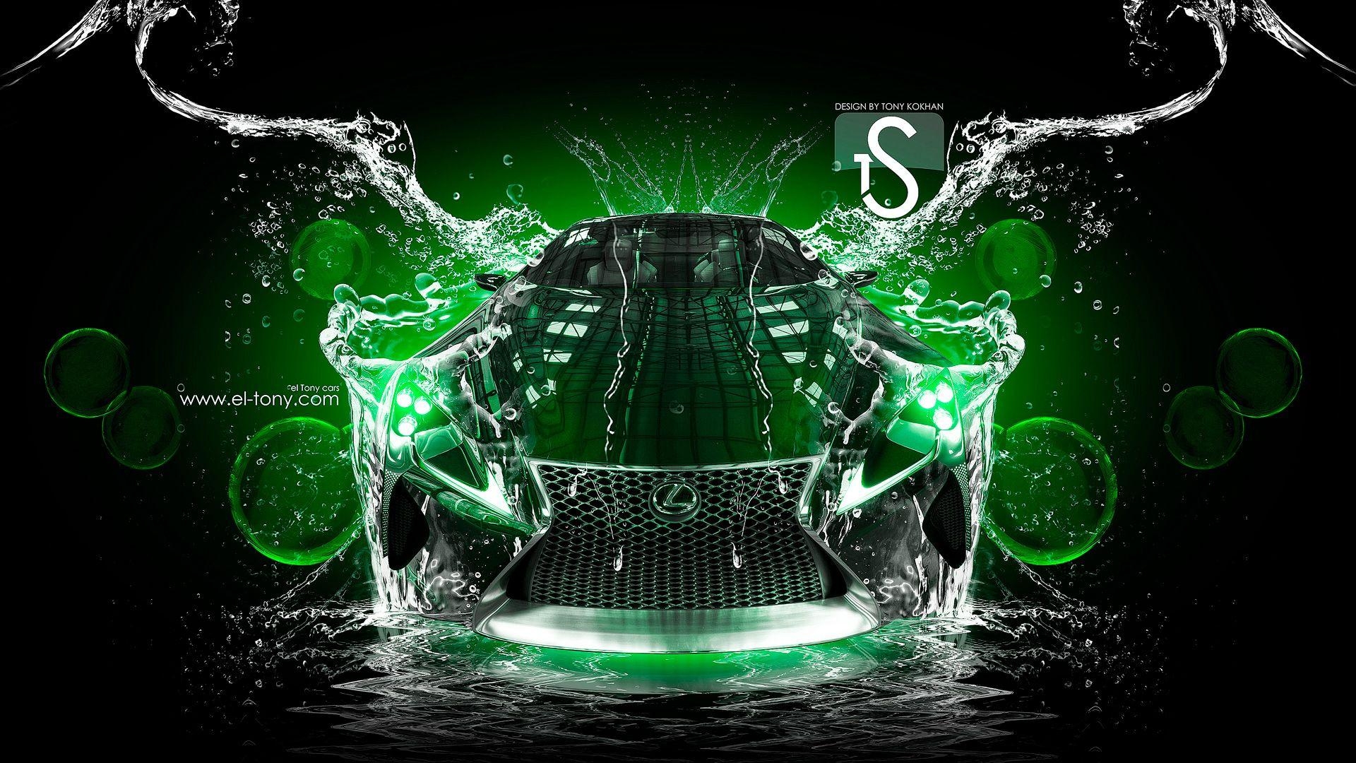 1920x1080 Lexus LF LC Water Car 2013, Desktop