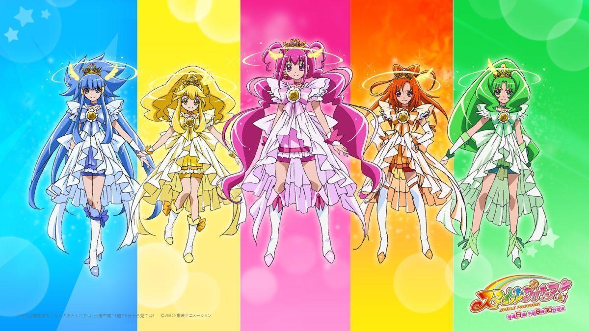 1200x680 blank pretty cure group, Desktop