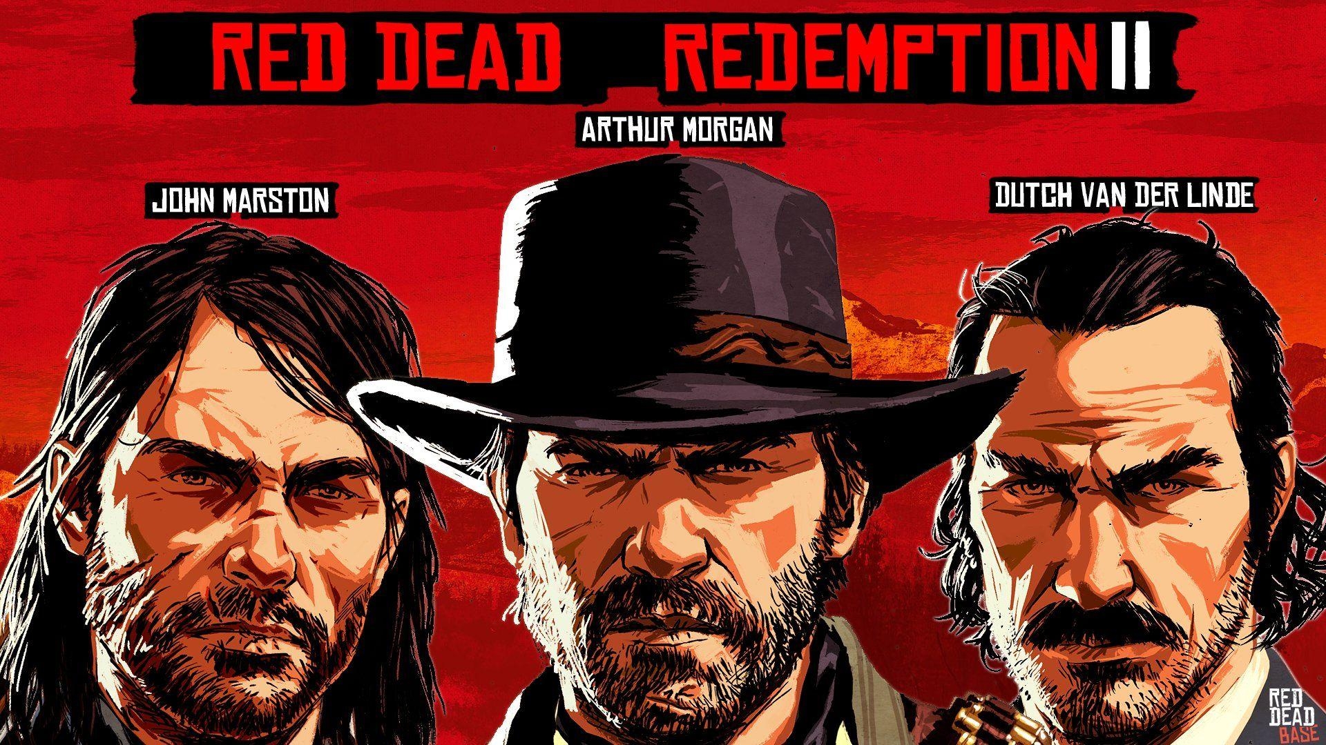 1920x1080 Red Dead Base. Morgan. Dutch. Red Dead, Desktop