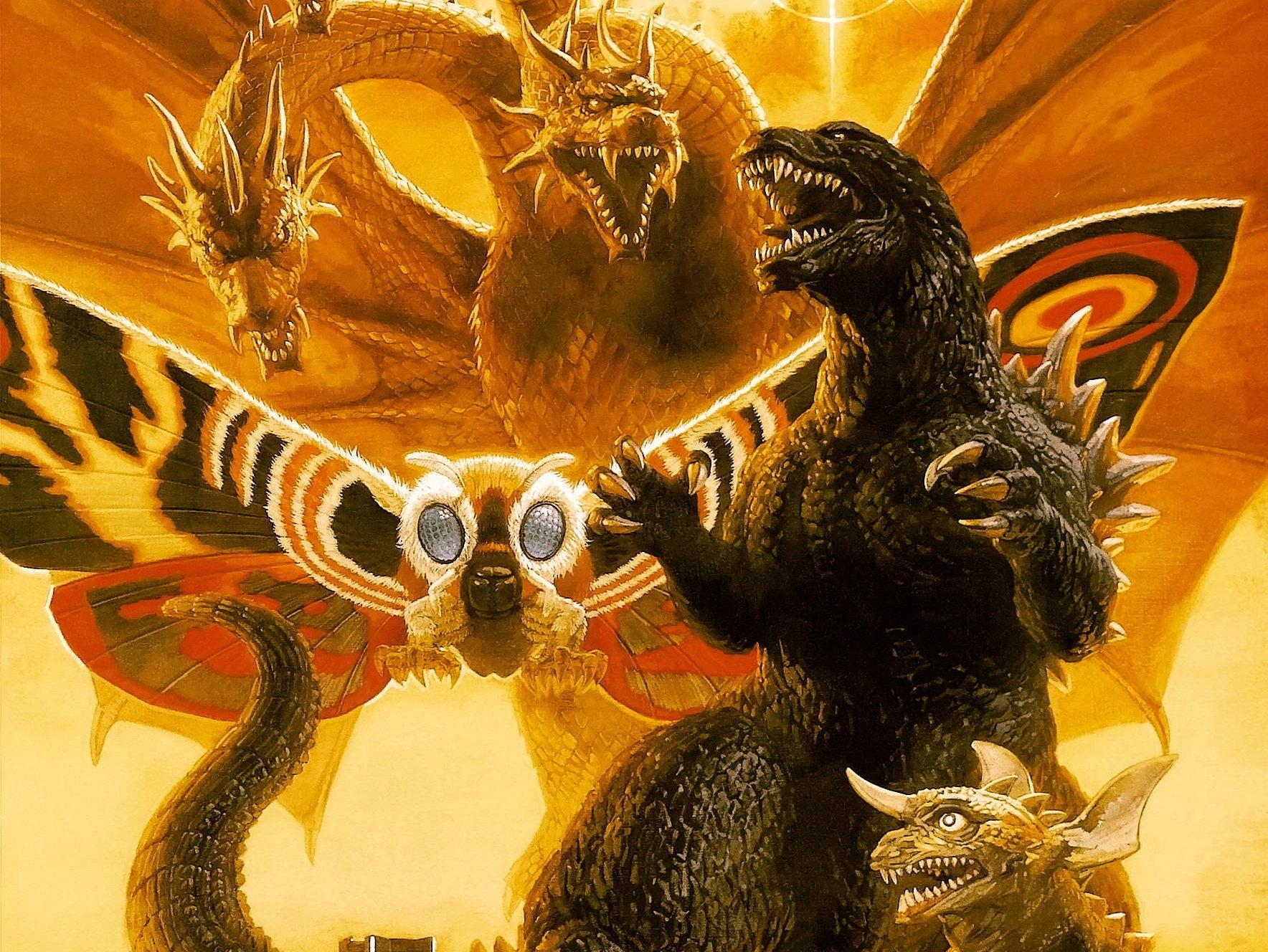 1770x1330 Godzilla vs. King Ghidorah Wallpaper, Desktop