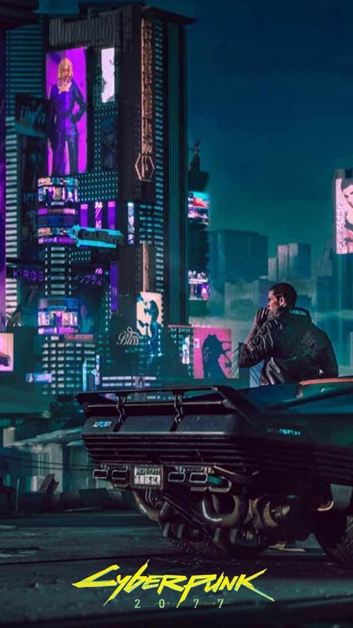 720x1280 Cyberpunk 2077 Wallpaper for mobile phone, tablet, desktop computer and other devices HD and 4K wallpaper. Cyberpunk aesthetic, Cyberpunk city, Futuristic city, Phone