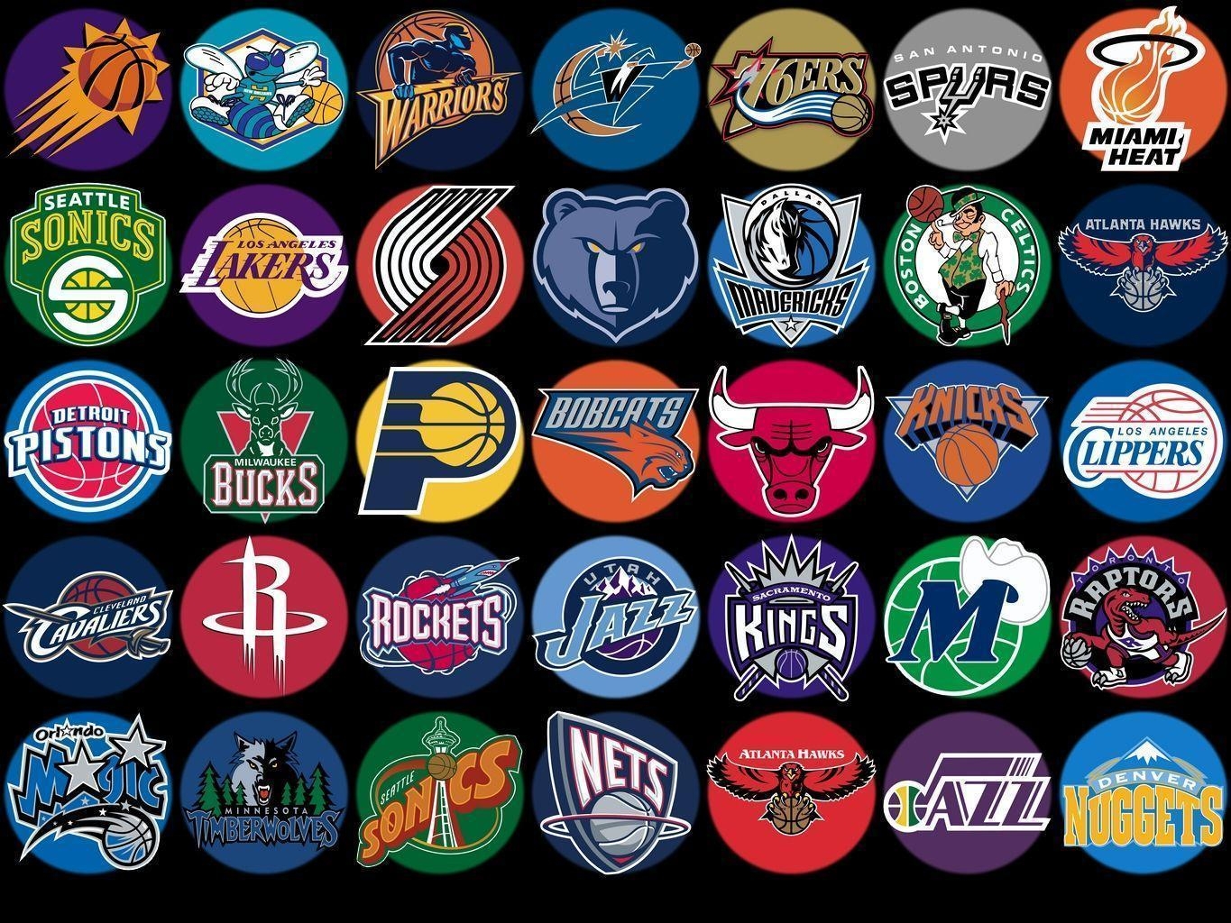 1370x1030 nba team logo wallpaper HD free. BAPTISMAL. Logos, Desktop