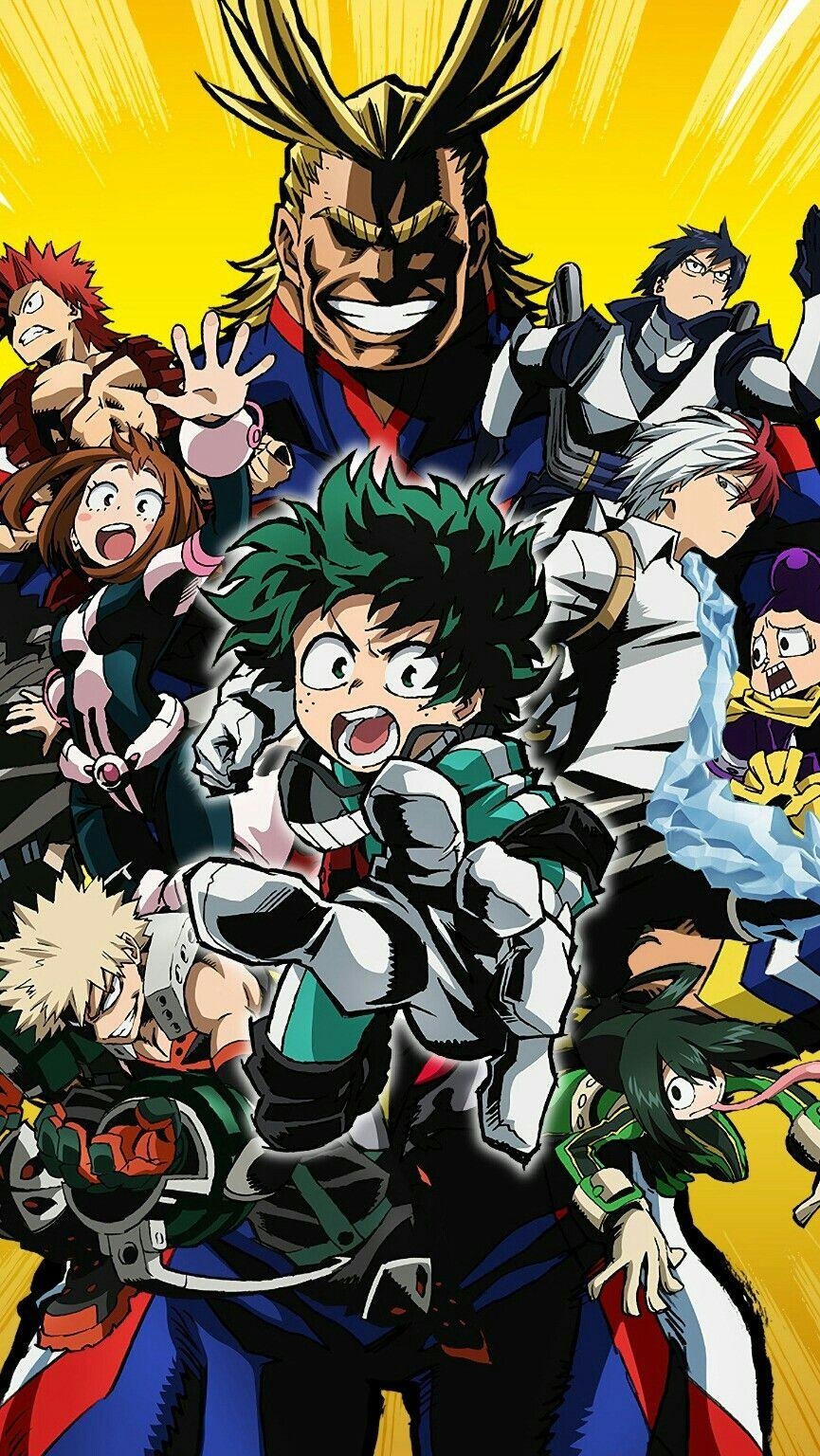 870x1540 My Hero Academia. My hero academia, Phone