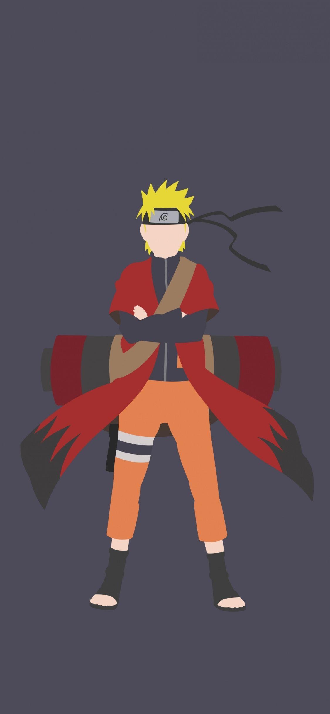 1130x2440 Minimal, anime, Naruto Uzumaki wallpaper. Bleach anime, Naruto, Phone