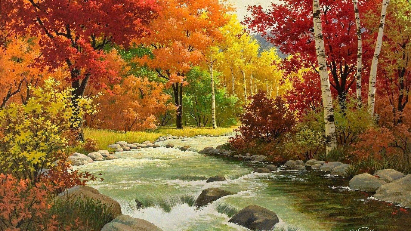 1370x770 Beautiful Autumn Landscape Wallpaper Android Wallpaper, Desktop