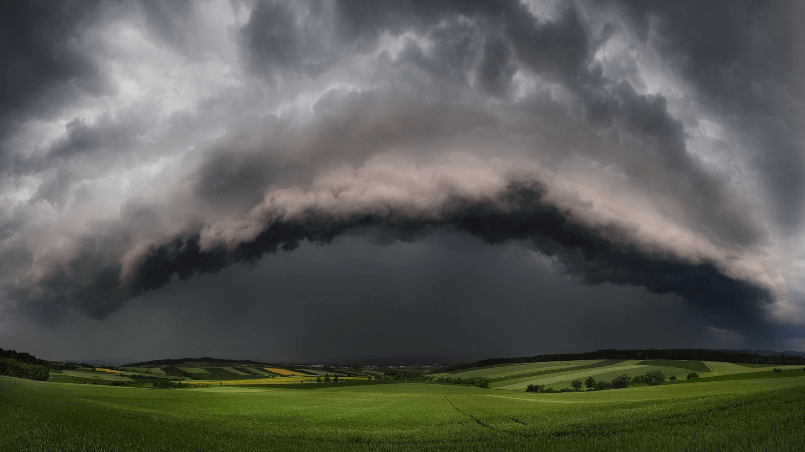 2560x1440 Download  supercell, storms, nature, landscapes, clouds, Desktop