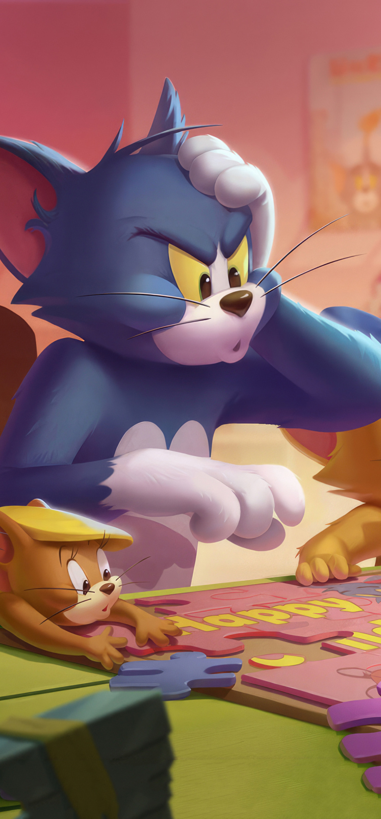 1250x2670 Tom And Jerry 4k iPhone XS, Phone