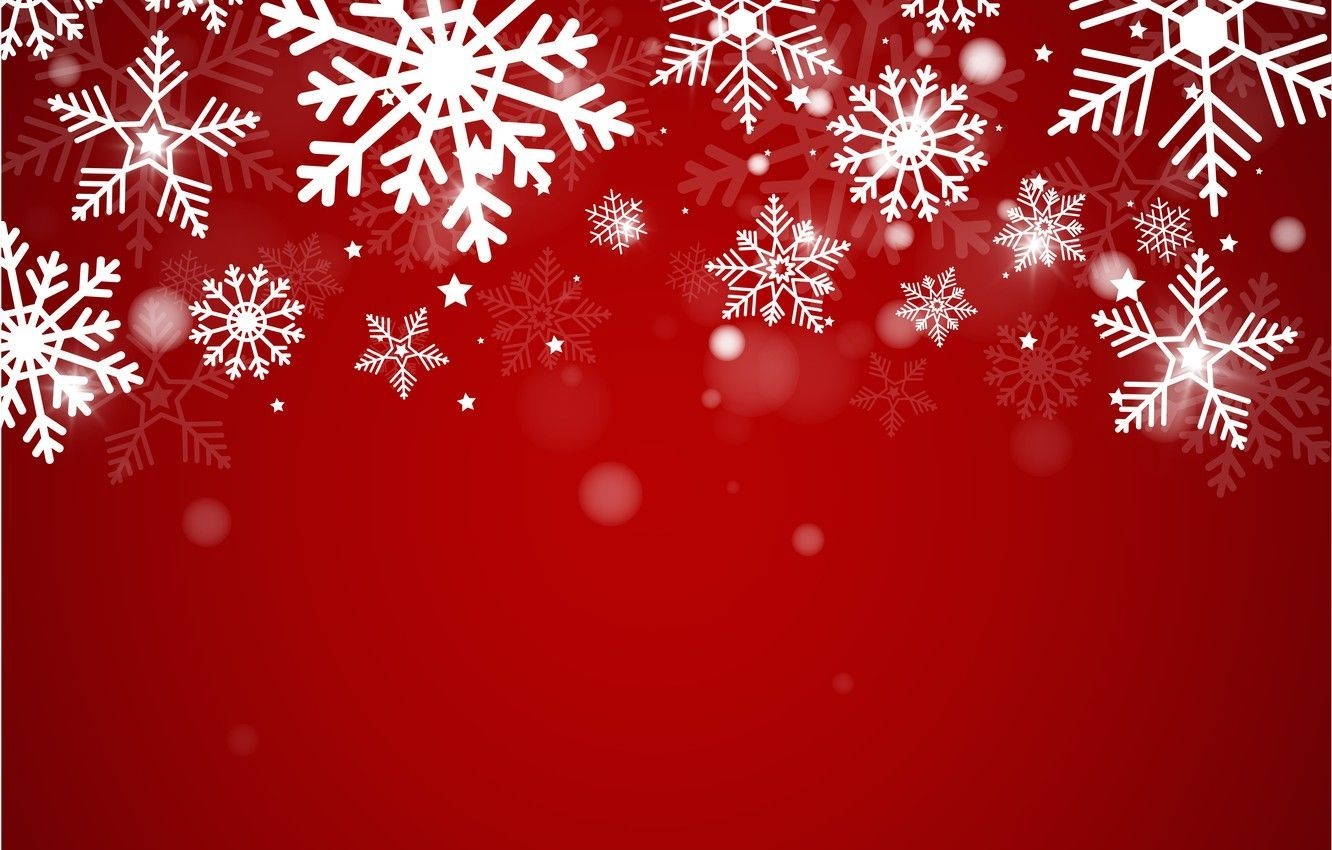 1340x850 Red Snowflake Wallpaper Free Red Snowflake Background, Desktop