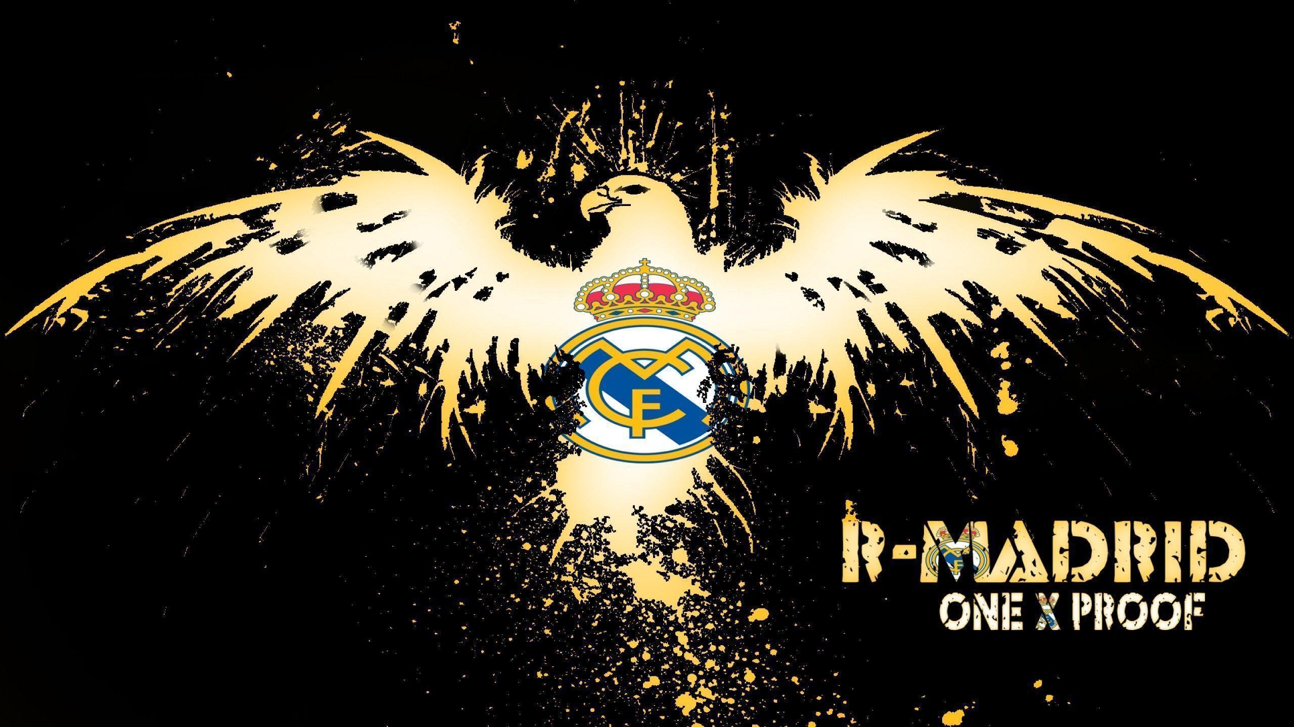 2560x1440 Real Madrid Logo Wallpaper, Desktop