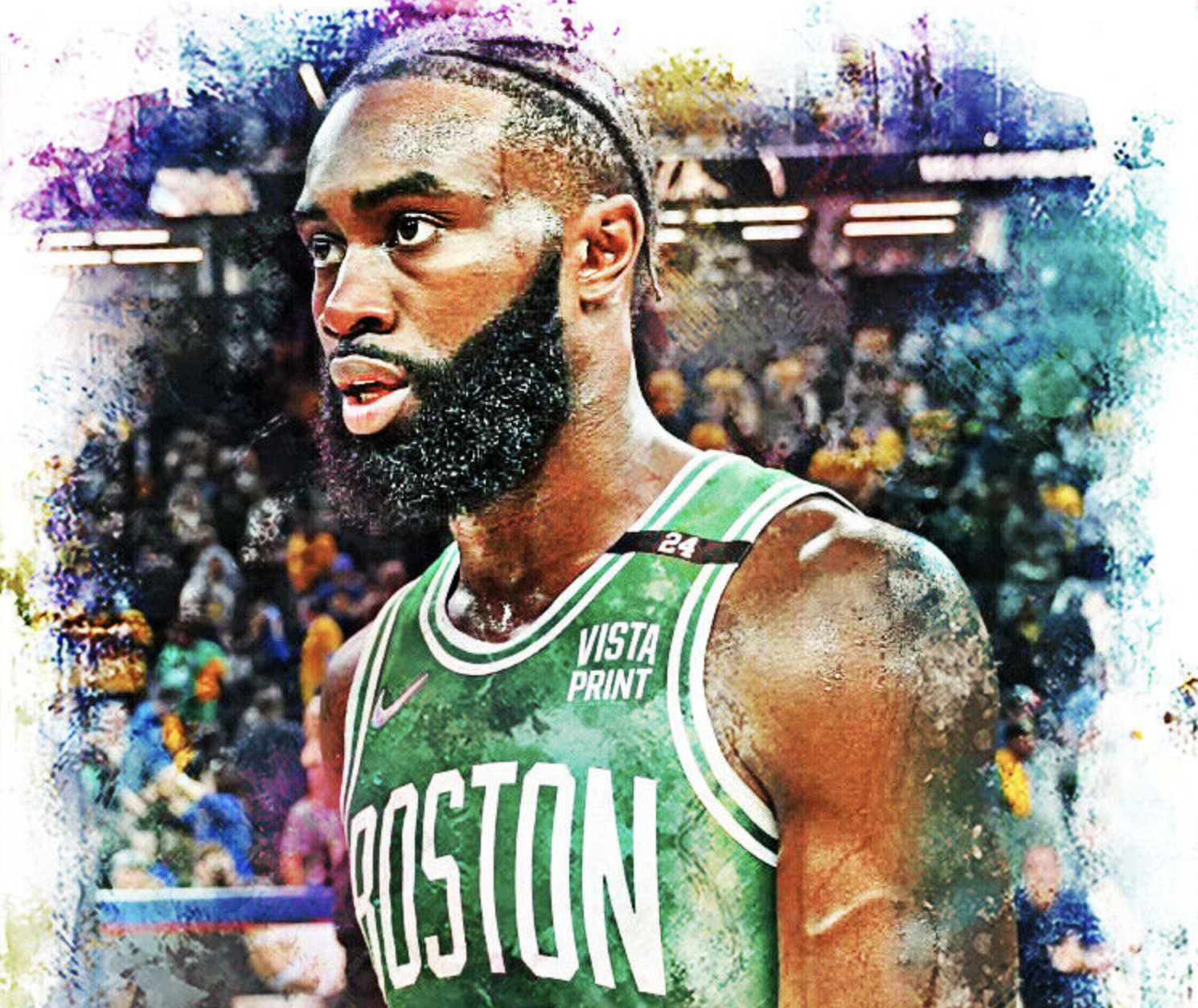 1490x1260 Boston Celtics' Jaylen Brown Signs, Desktop