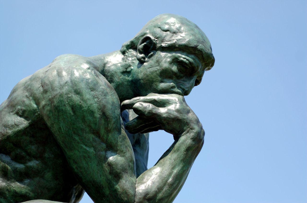 1280x850 The Thinker Statue Wallpaper, Desktop