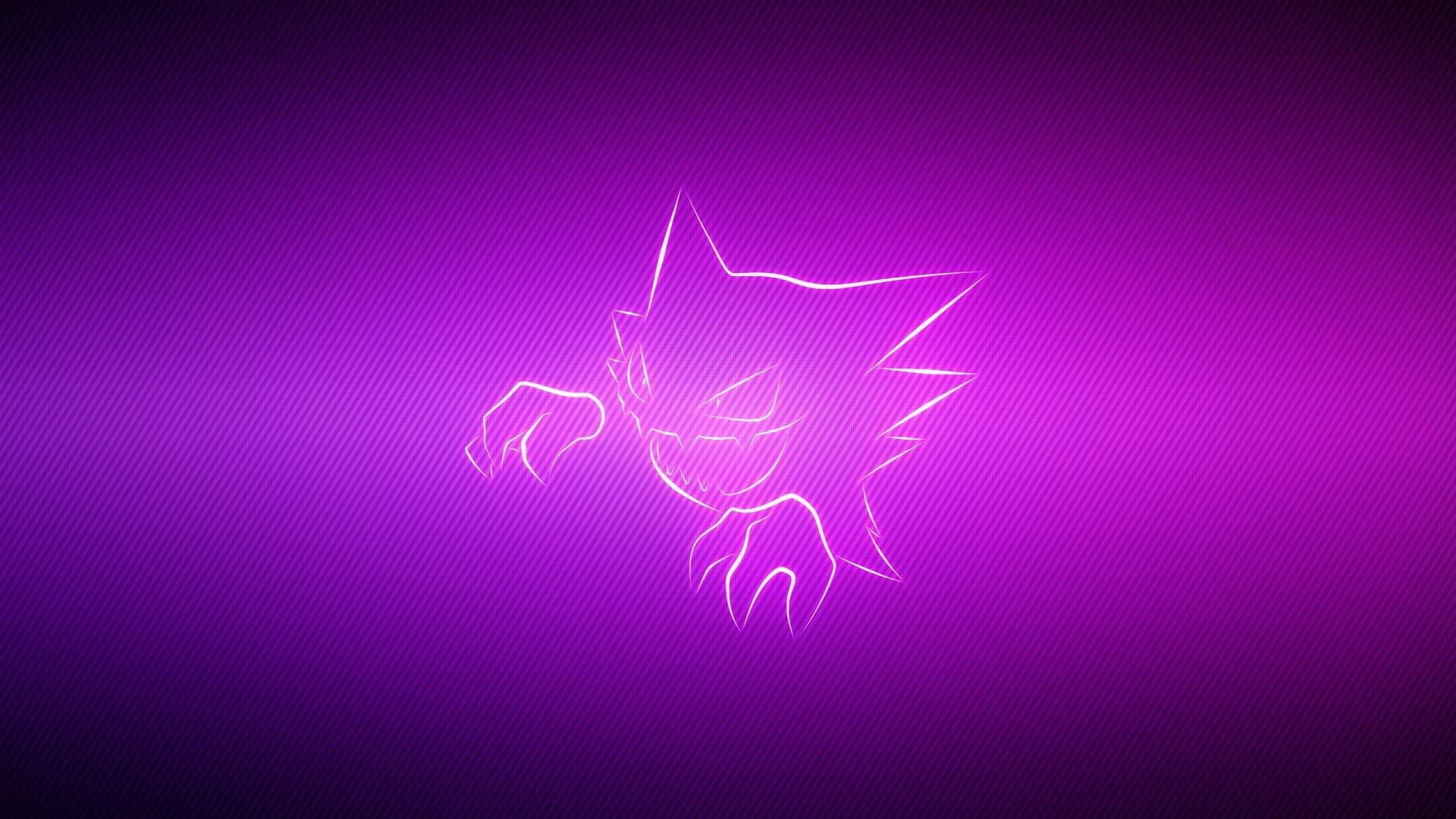 1920x1080 Grin Pokemon Purple Haunter HD Wallpaper HD wallpaper, Desktop