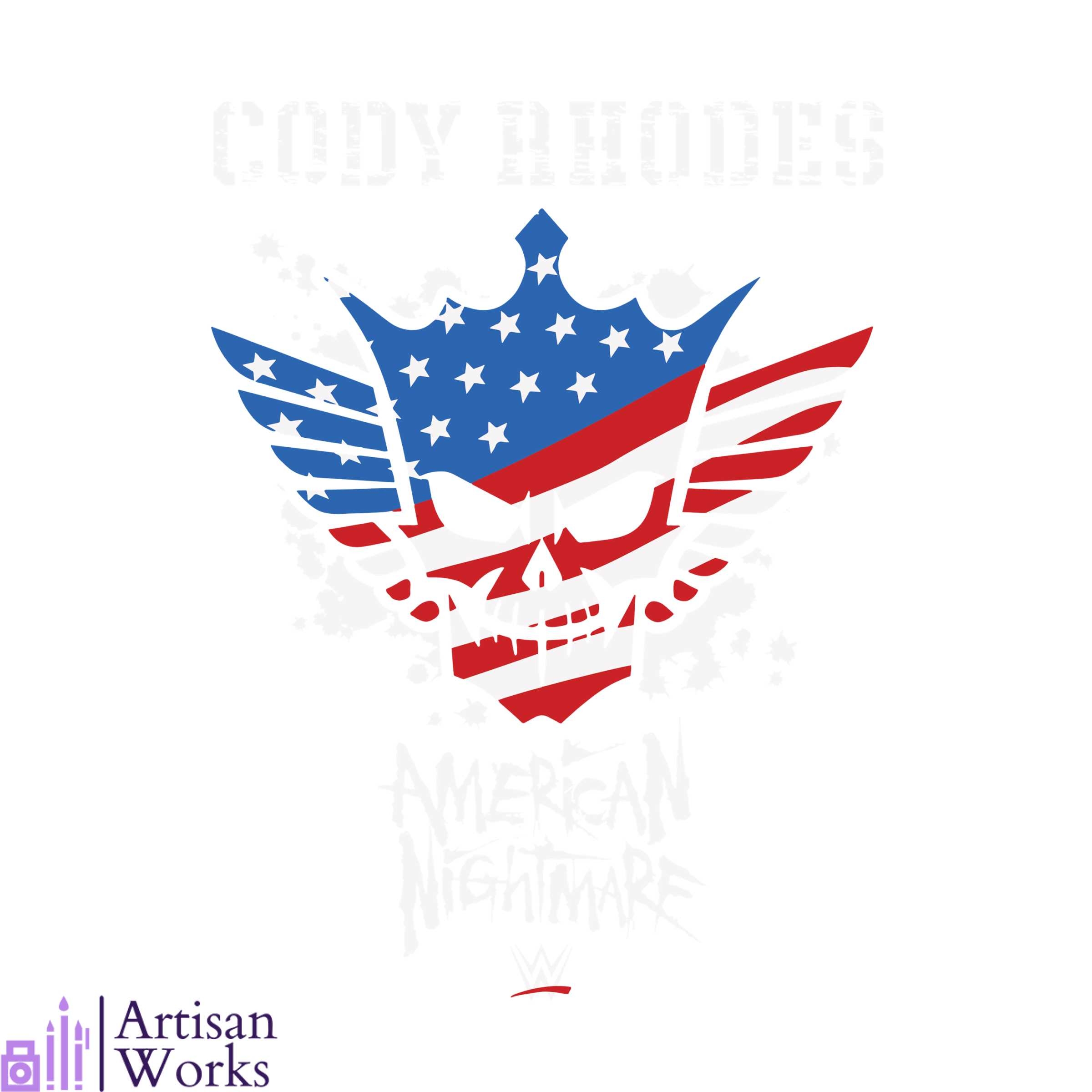 2400x2400 Armorial Cody Rhodes Logo WWE Wrestling, Phone