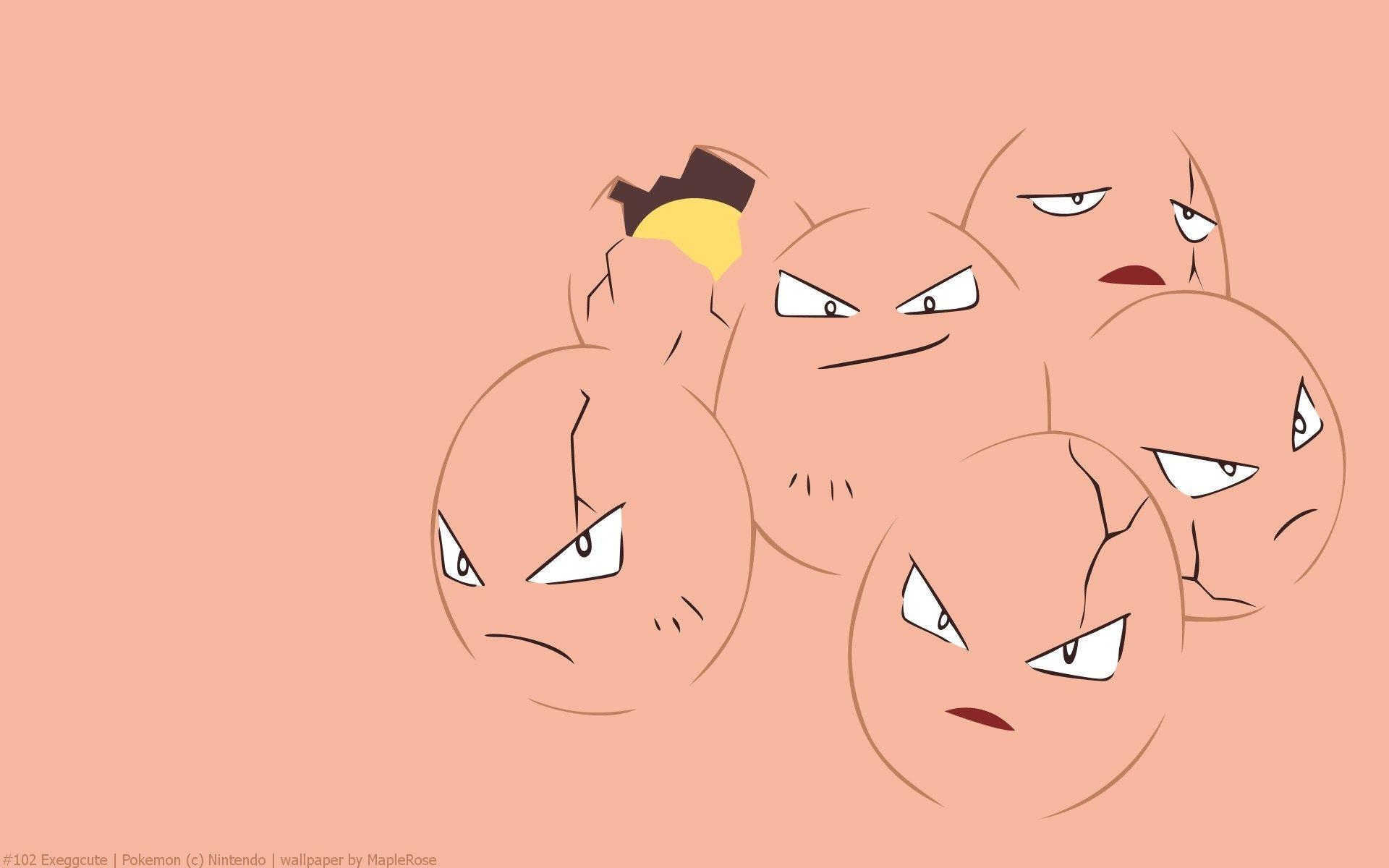 1920x1200 Exeggcute, Minimal, Pokemon, Pokemon Generation I HD Wallpaper, Desktop