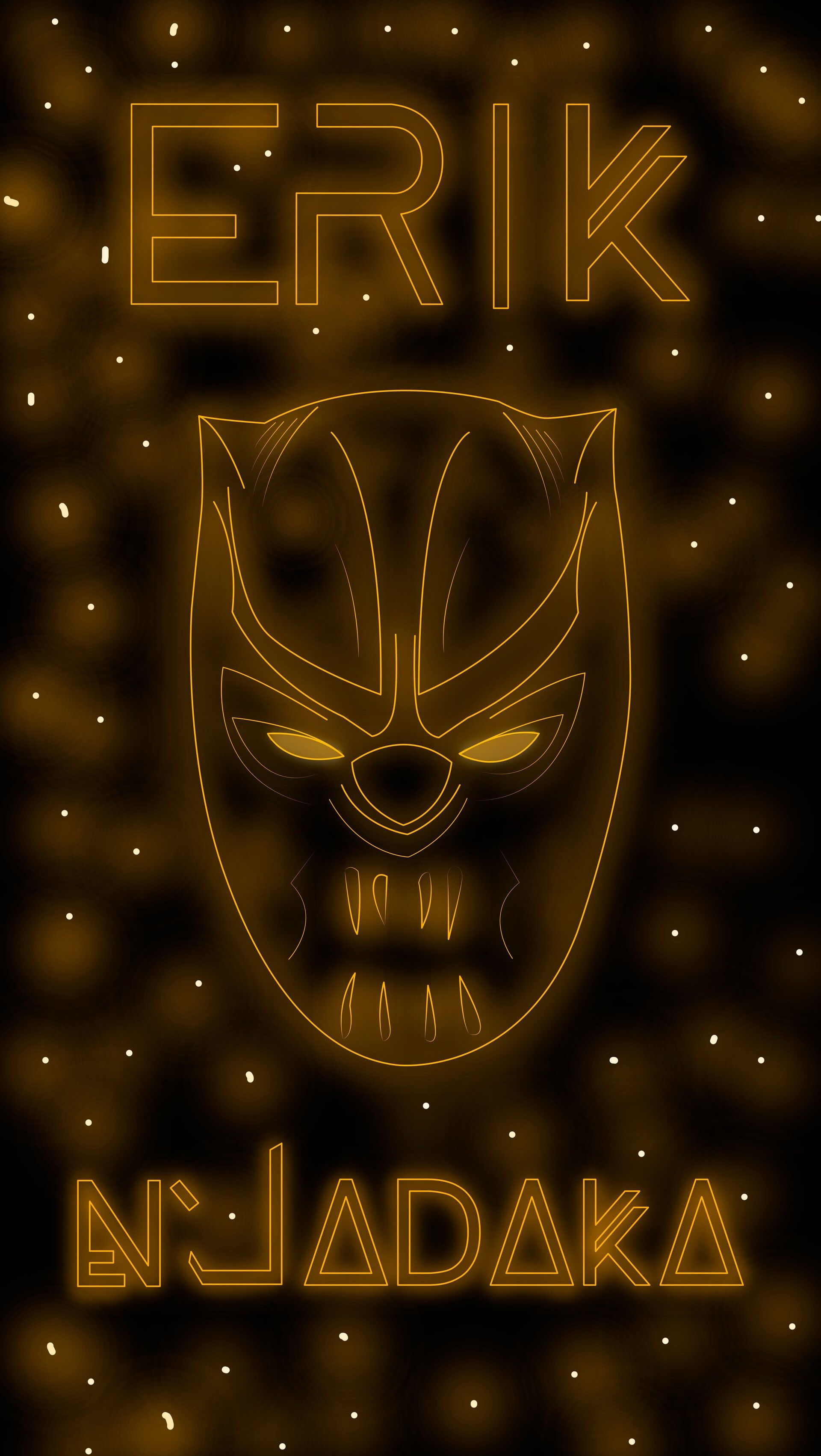 1920x3410 Victor Lobato de Sá Killmonger Black Panther!, Phone