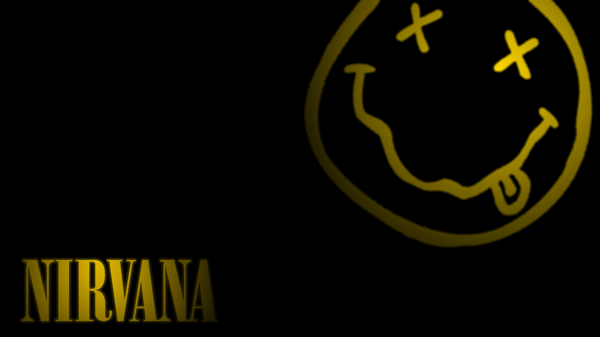 1920x1080 Nirvana Wallpaper Smiley Logo, Desktop