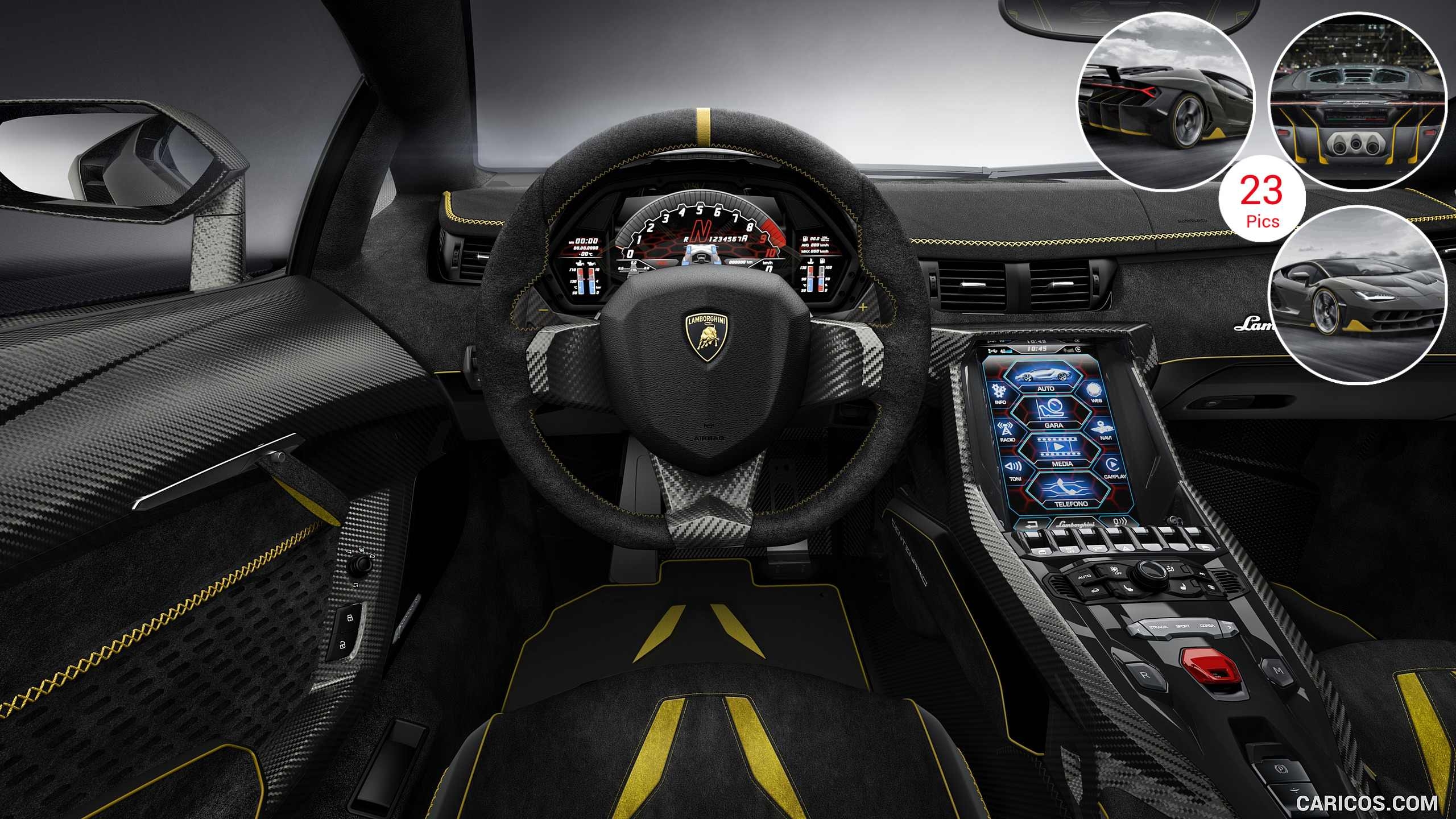 2560x1440 Lamborghini Centenario LP 770 4, Cockpit. HD, Desktop