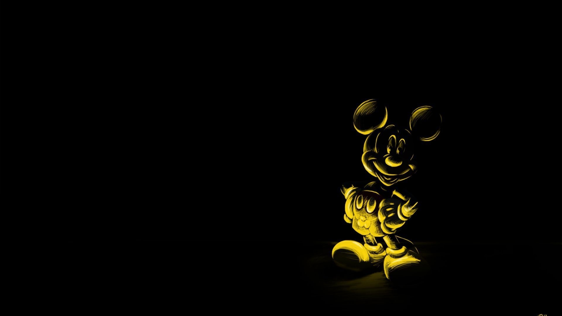 1920x1080 Black Cartoon Wallpaper, Desktop