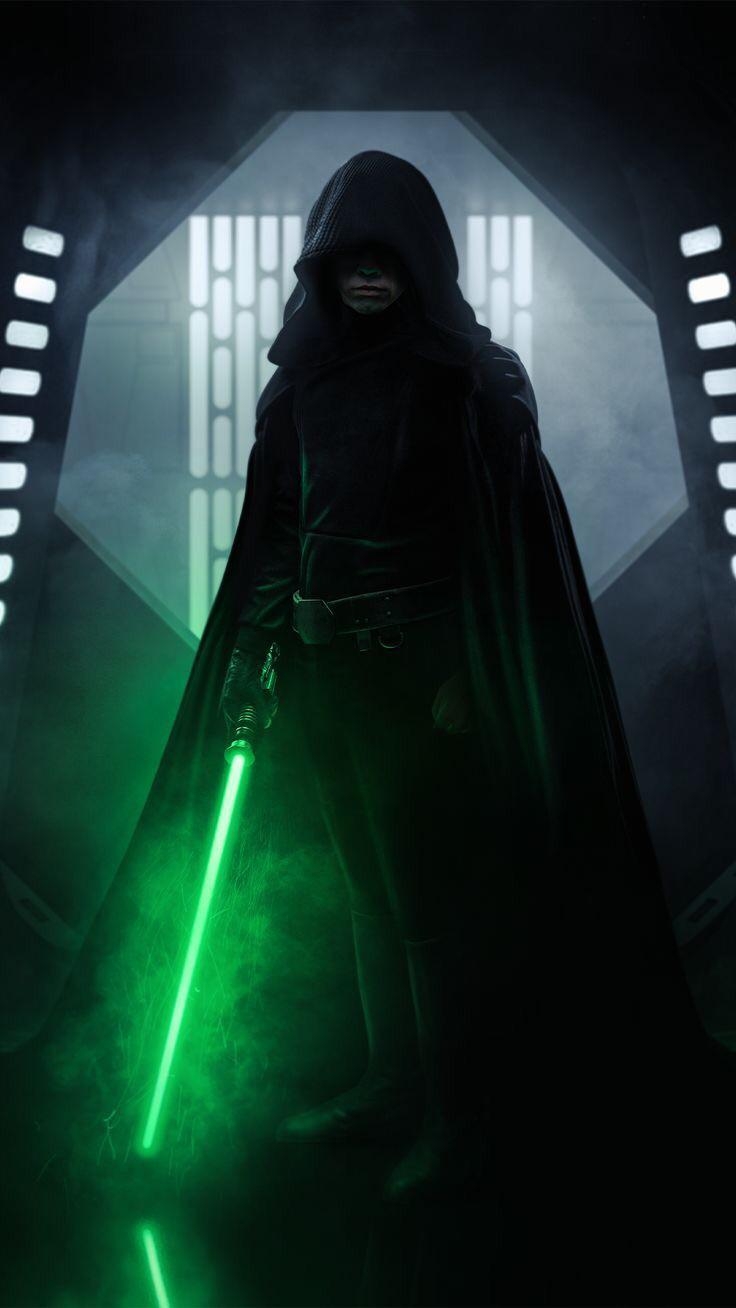 740x1310 The mandolorian Jedi Luke skywalker wallpaper, Phone